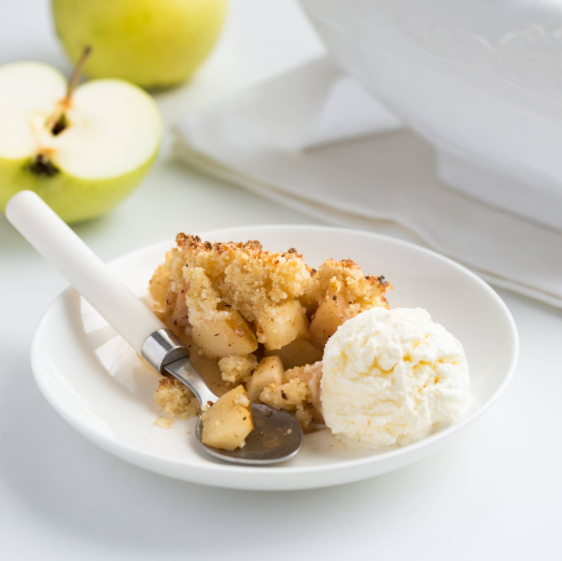 Crumble aux pommes - Recette Cookeo Infinity 16in1 | Moulinex