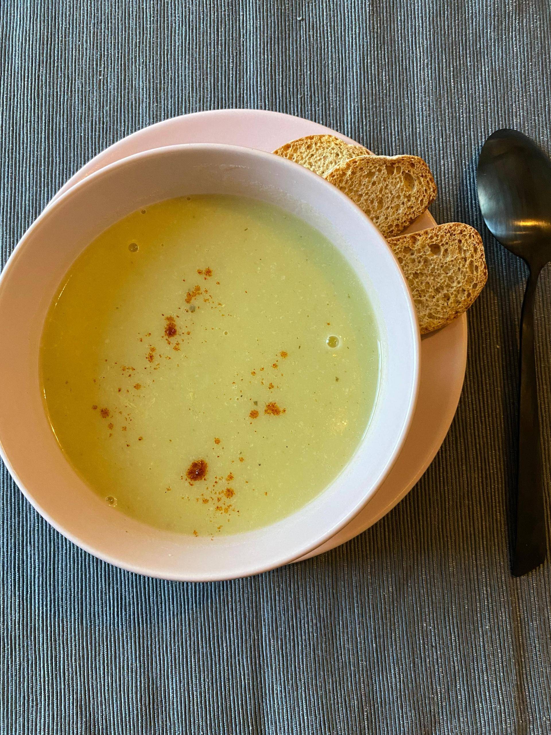 Soupe Courgette curry - Recette Companion Connect XL | Moulinex