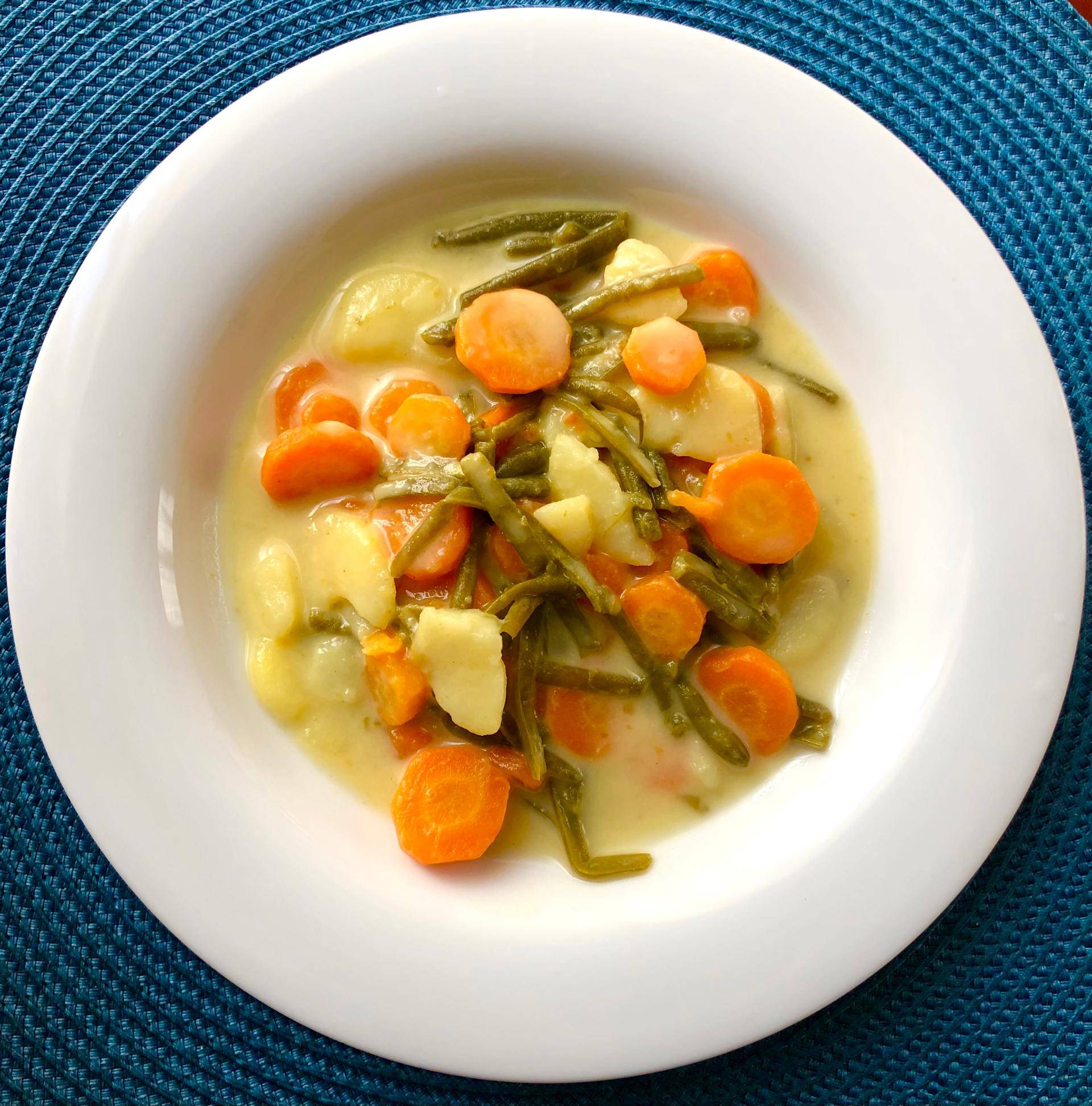 Jardinière de légumes à la crème - Recette Companion Connect | Moulinex