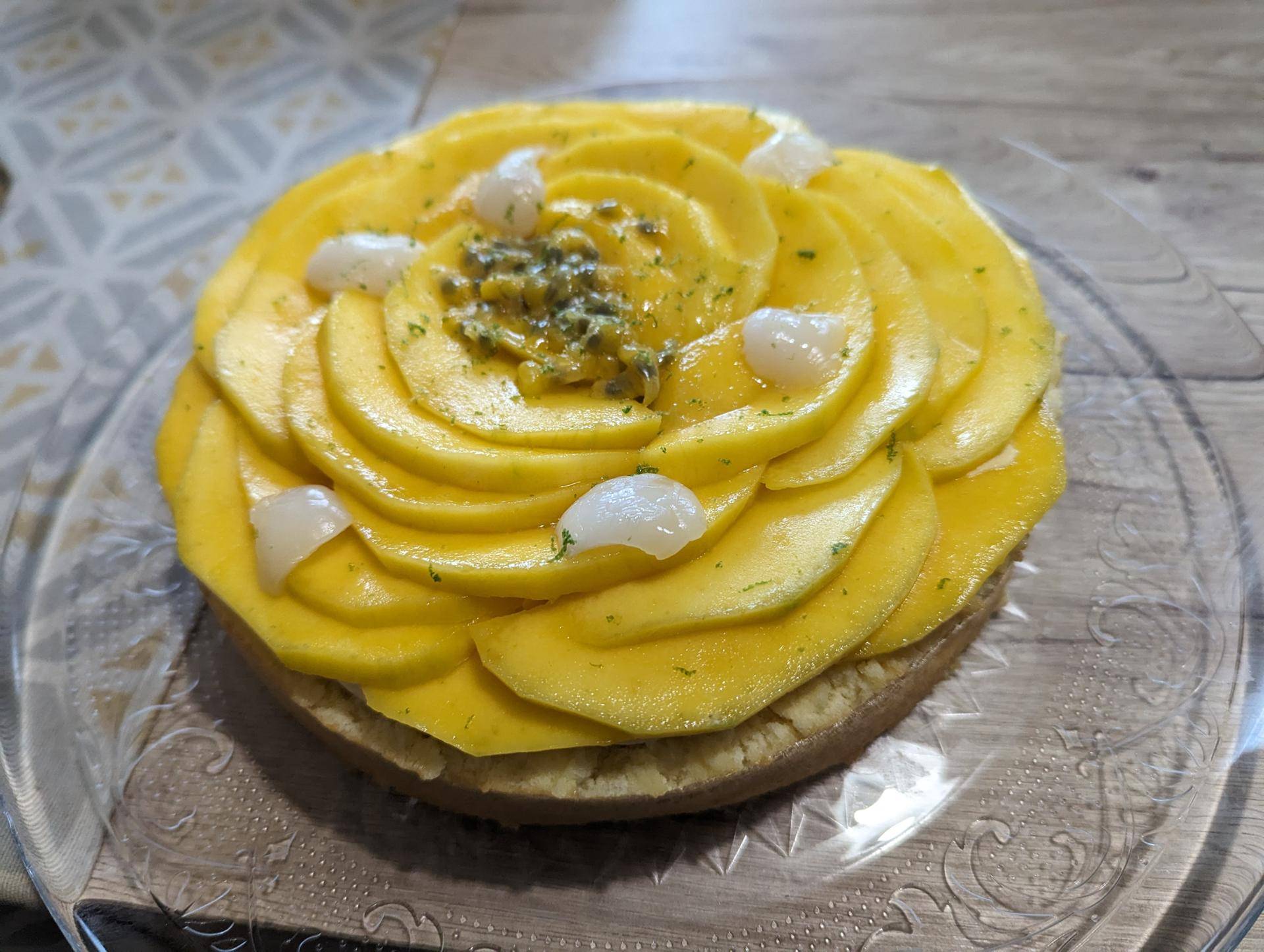 Charlotte roulé aux fruits exotiques - Recette Companion Connect XL | Moulinex