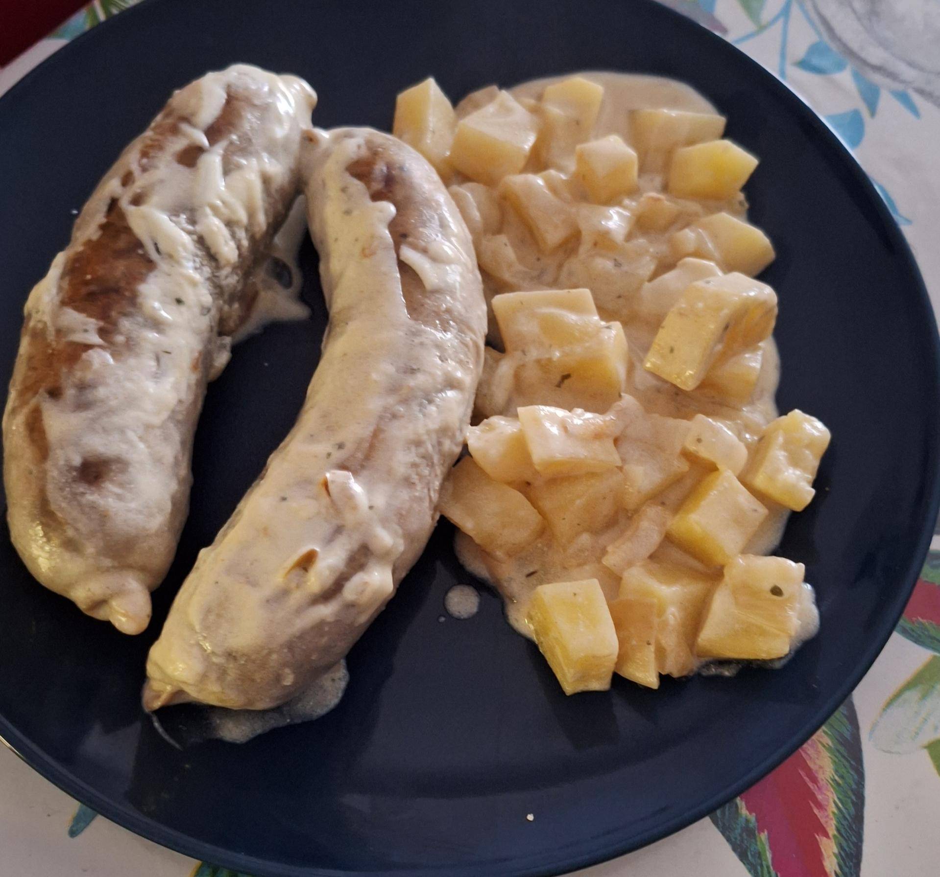Andouillette sauce moutarde et pomme de terre - Recette Cookeo | Moulinex