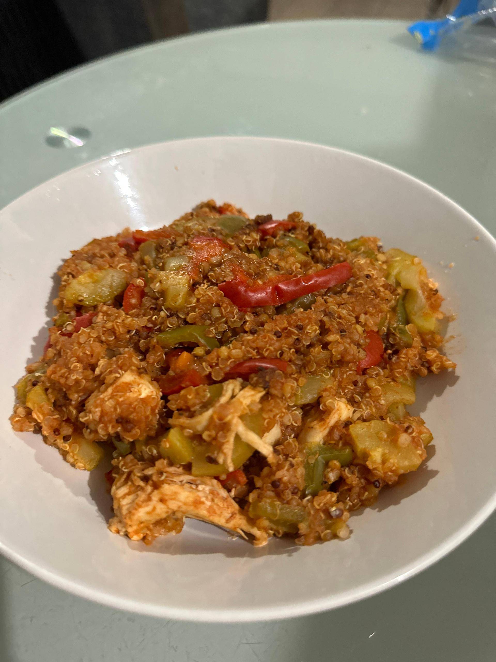 Poêlée de quinoa au poulet et aux légumes - Recette Cookeo V3 | Moulinex