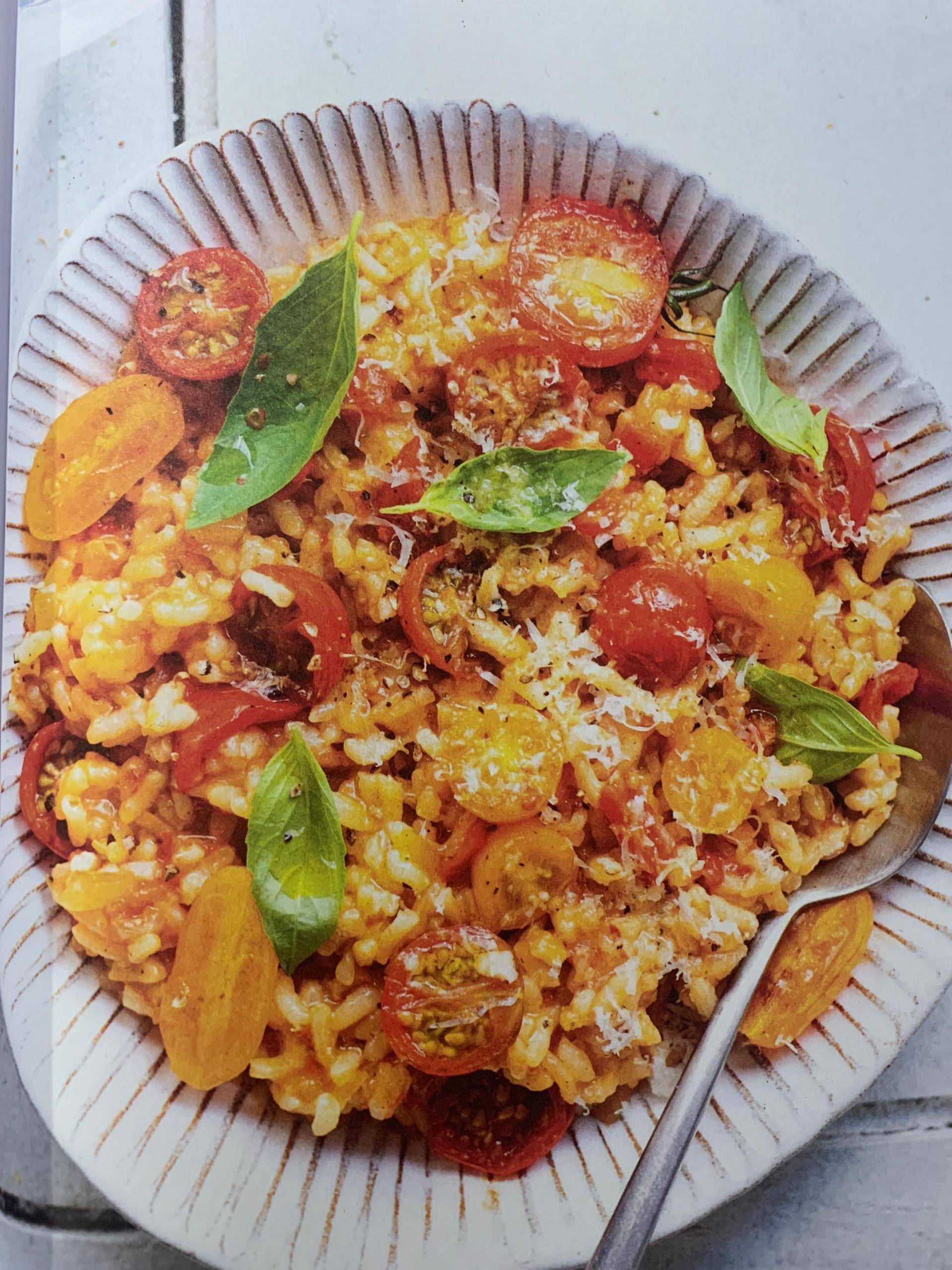 Risotto tomate, parmesan et basilic - Recette Cookeo V3 | Moulinex