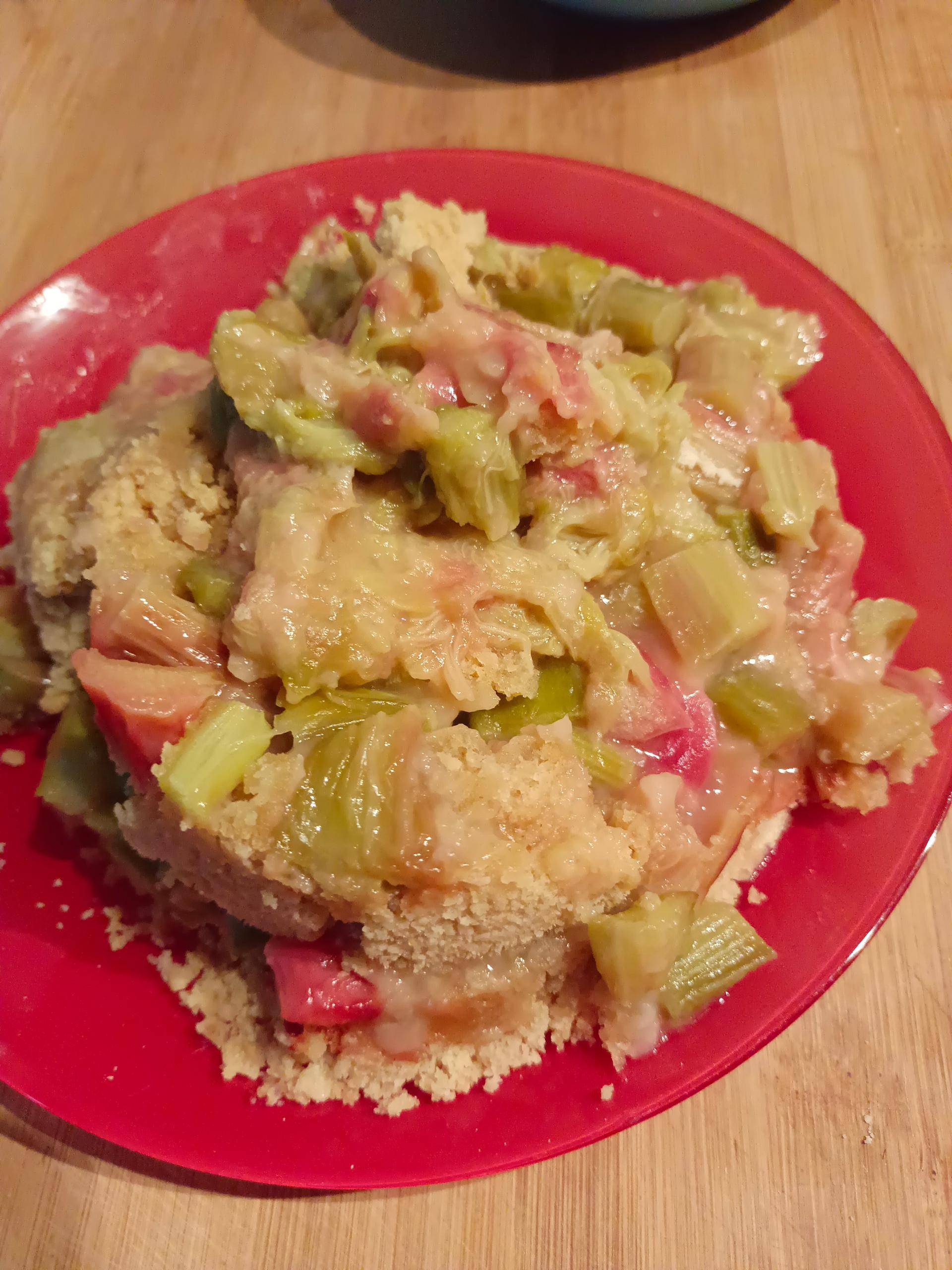Crumble rhubarbe - Recette Cookeo V3 | Moulinex