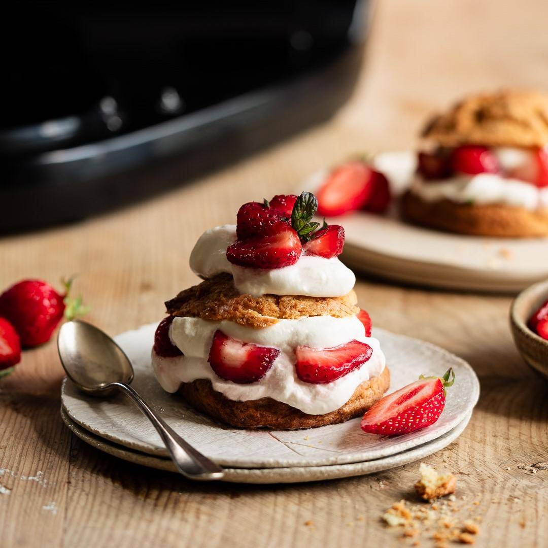 Shortcakes aux fraises et chantilly à la vanille - Recette Kitchen Machines Touch/Touch + | Moulinex