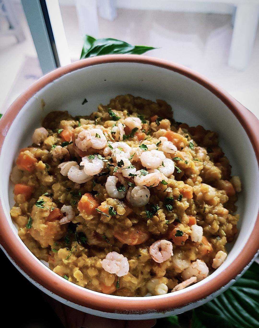 Dahl de lentilles corail (moules et crevettes) - Recette Cookeo | Moulinex