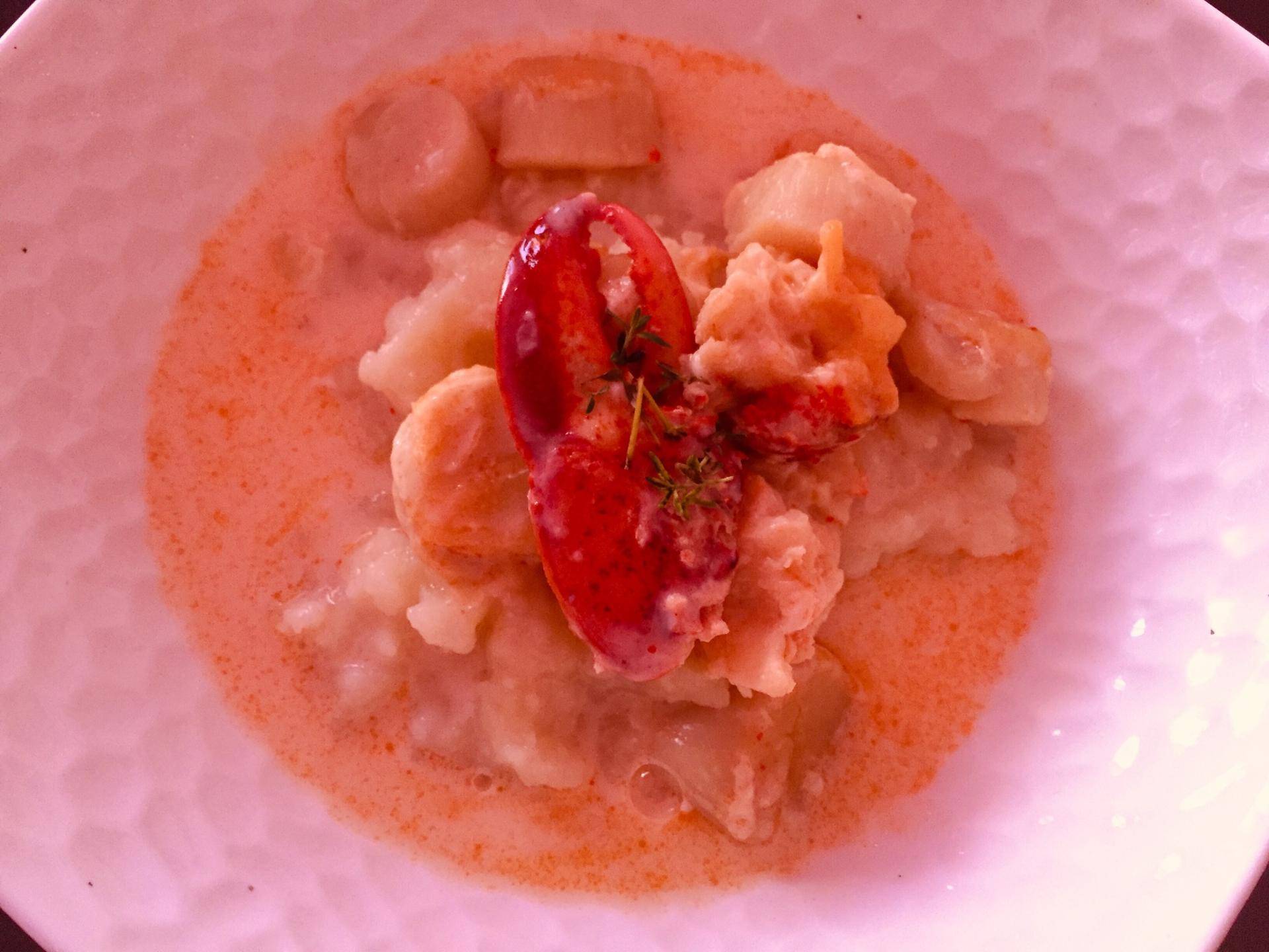 Nage de Homard et St Jacques champagne et safran - Recette Cookeo | Moulinex