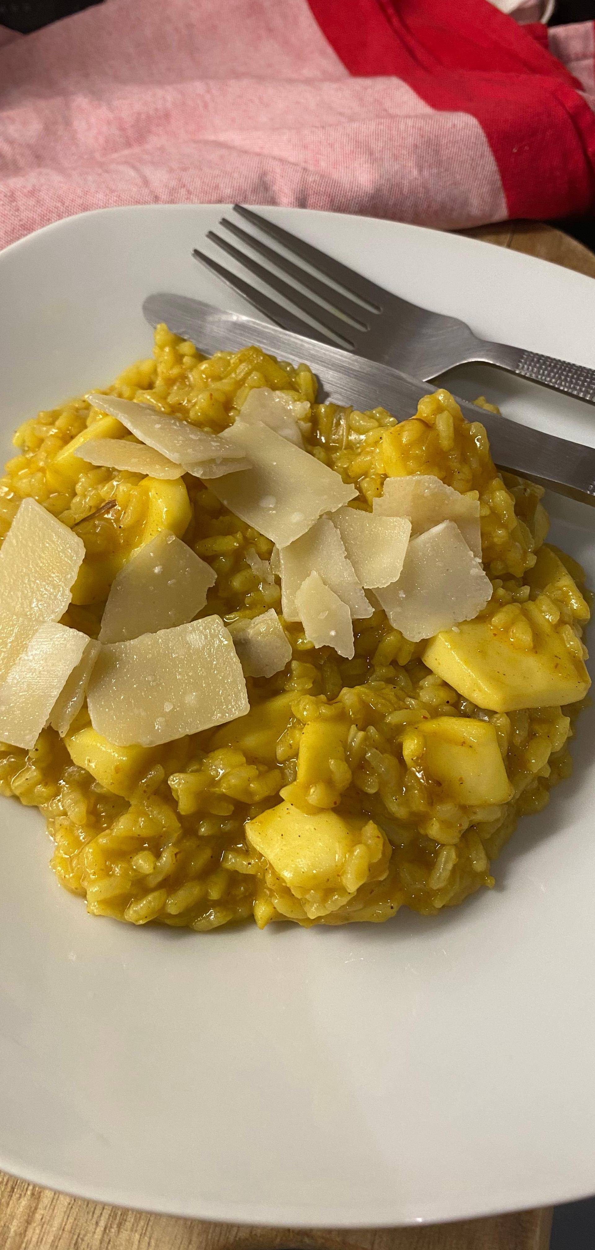 Risotto encornets safran poireaux - Recette Cookeo | Moulinex