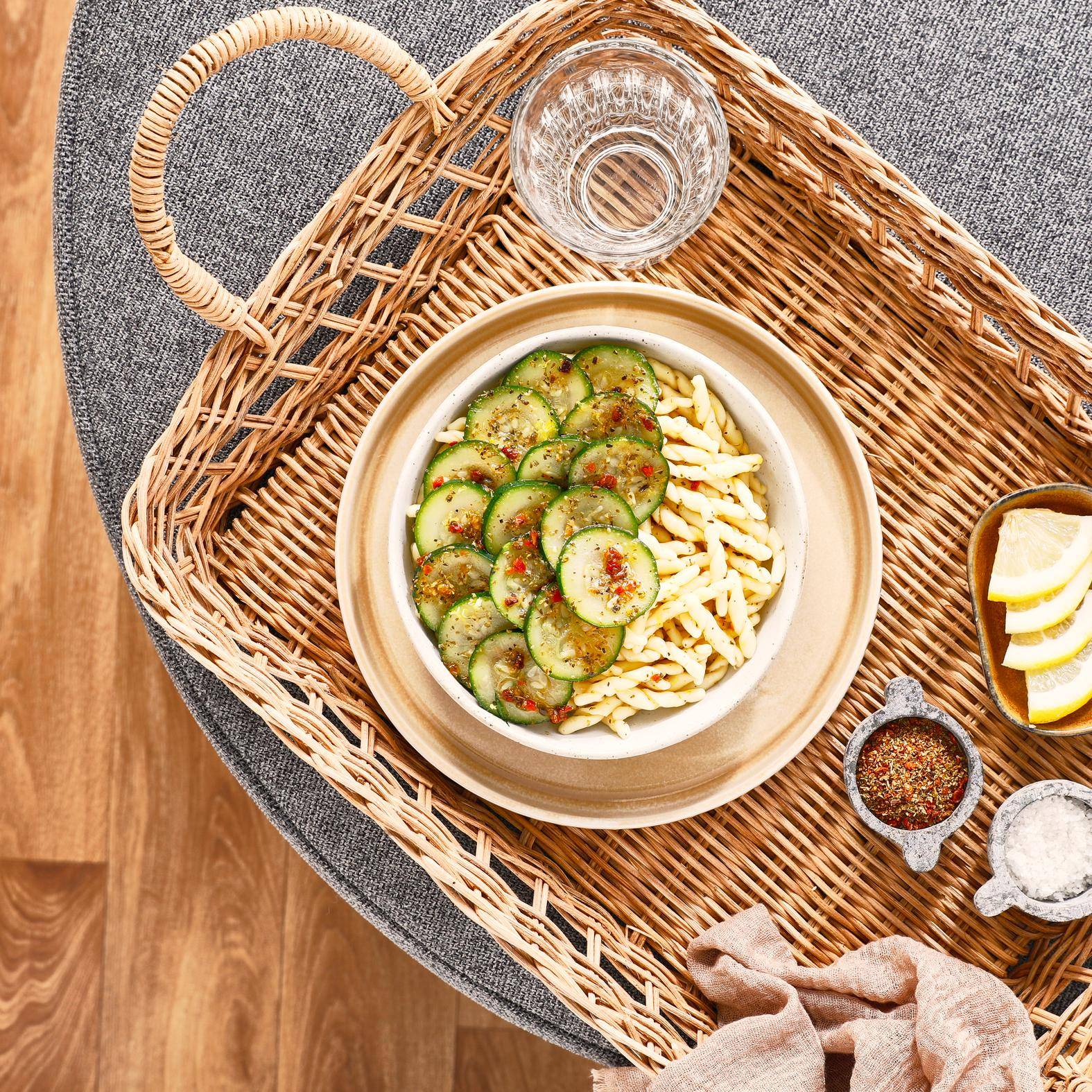 One pot pasta courgettes et citron - Recette Cookeo | Moulinex