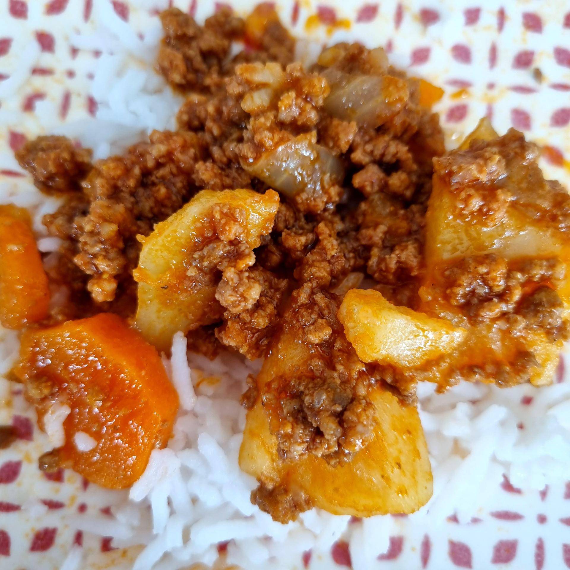 Curry de viande hachée, pomme de terre et carotte - Recette Cookeo | Moulinex