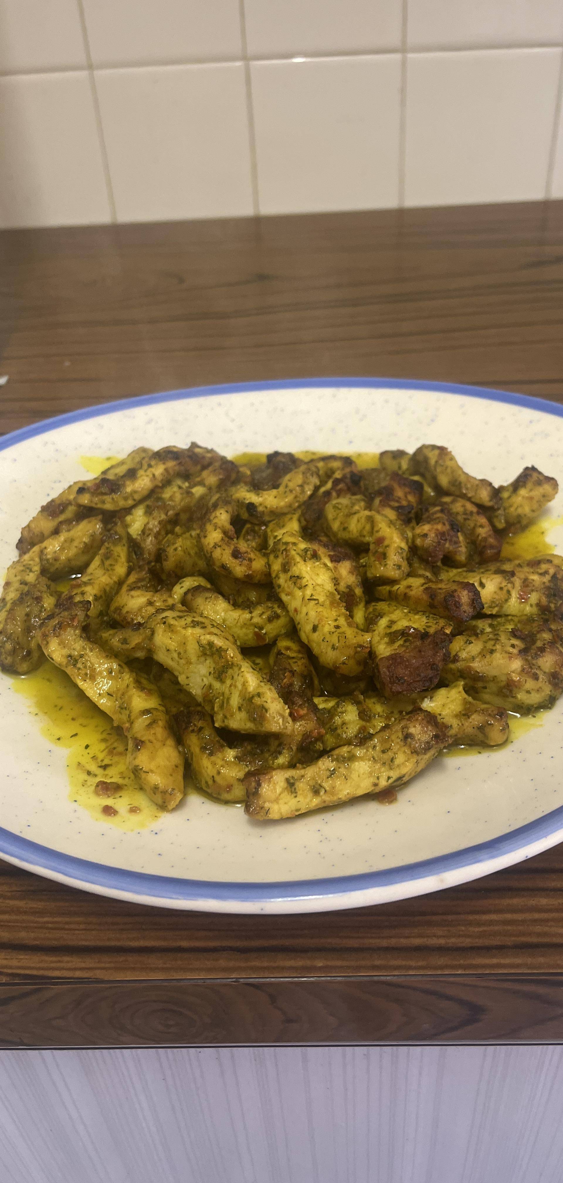 Émincé de porc mariné au curry - Recette Easy Fry Mega | Moulinex