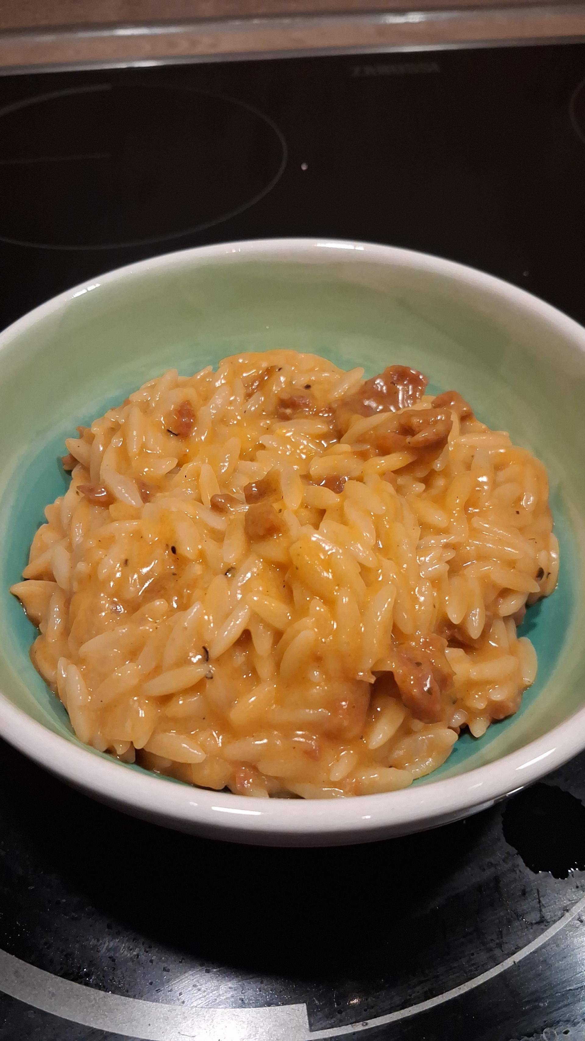 Orzotto chorizo pecorino - Recette Companion Connect XL | Moulinex