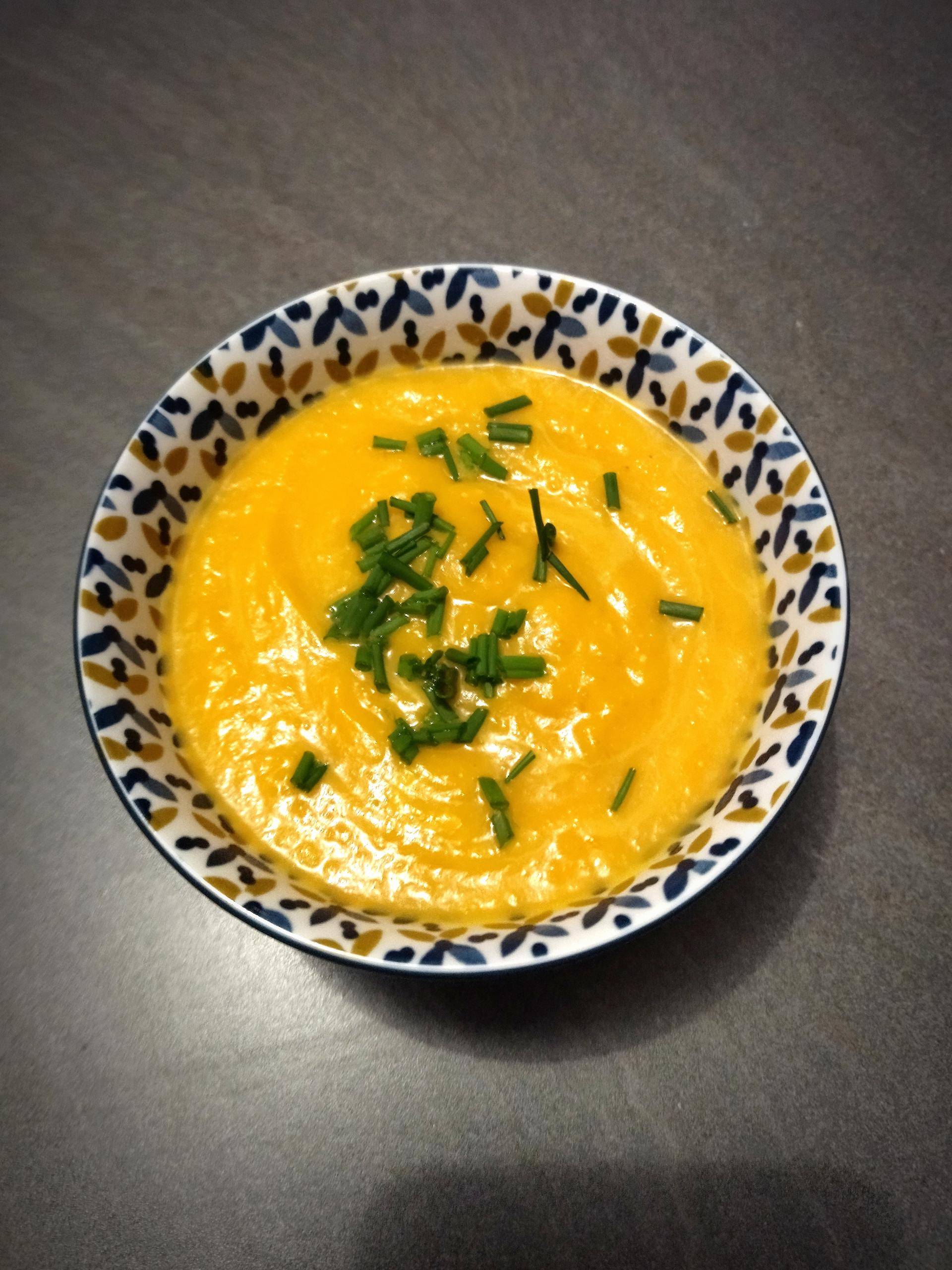 Velouté de patate douce carotte coco - Recette Cookeo V3 | Moulinex
