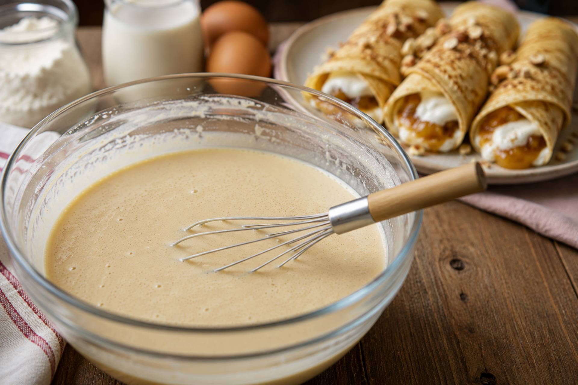 Pâte à crêpe lait d'avoine et bière - Recette Companion Connect XL | Moulinex