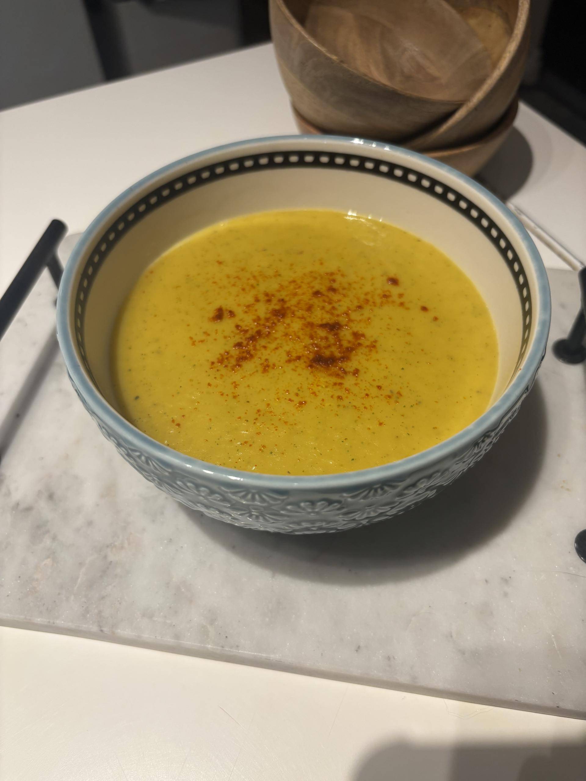 Potage légumes mascarpone - Recette Companion Connect XL | Moulinex