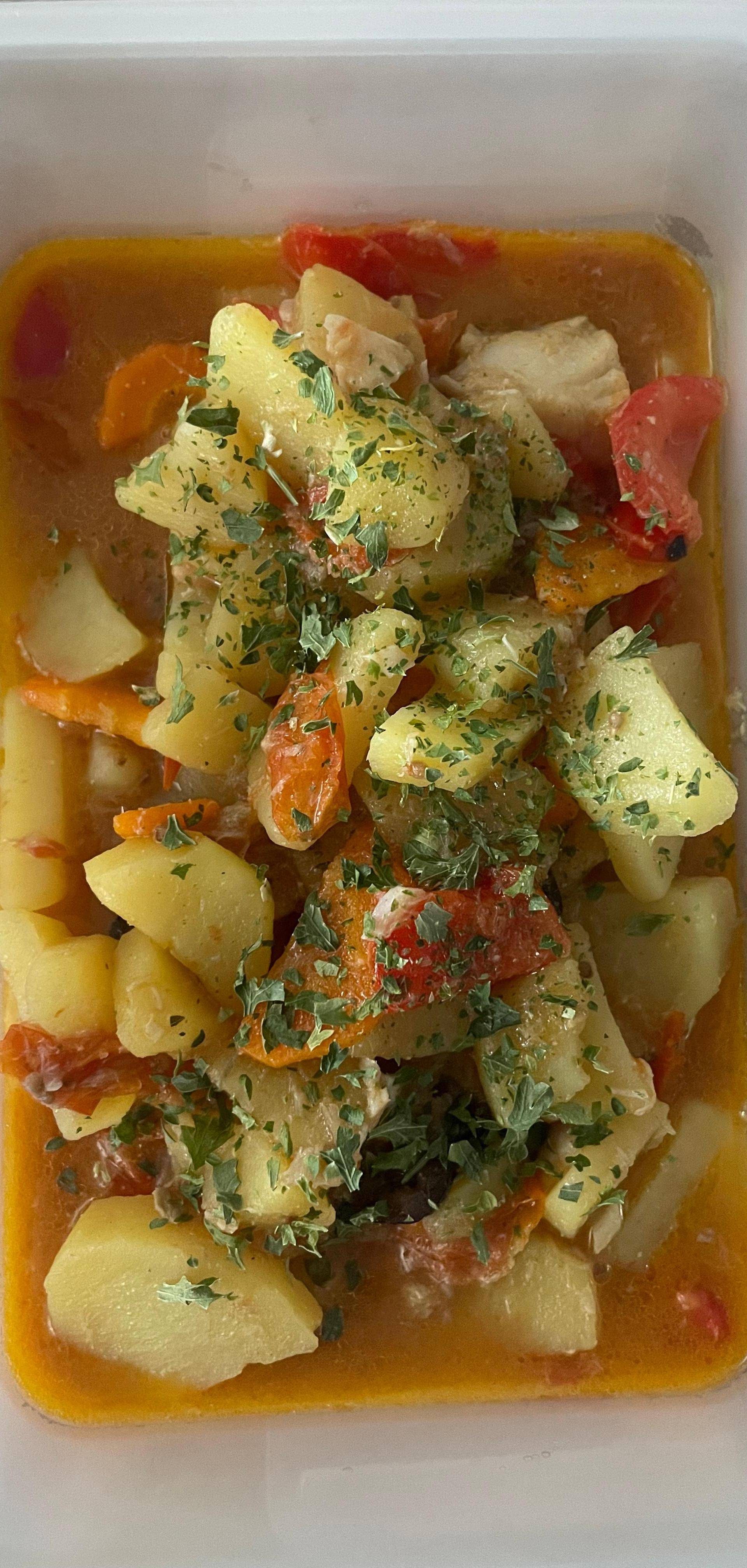 Mijoté de lieu à la marocaine - Recette Companion Connect XL | Moulinex