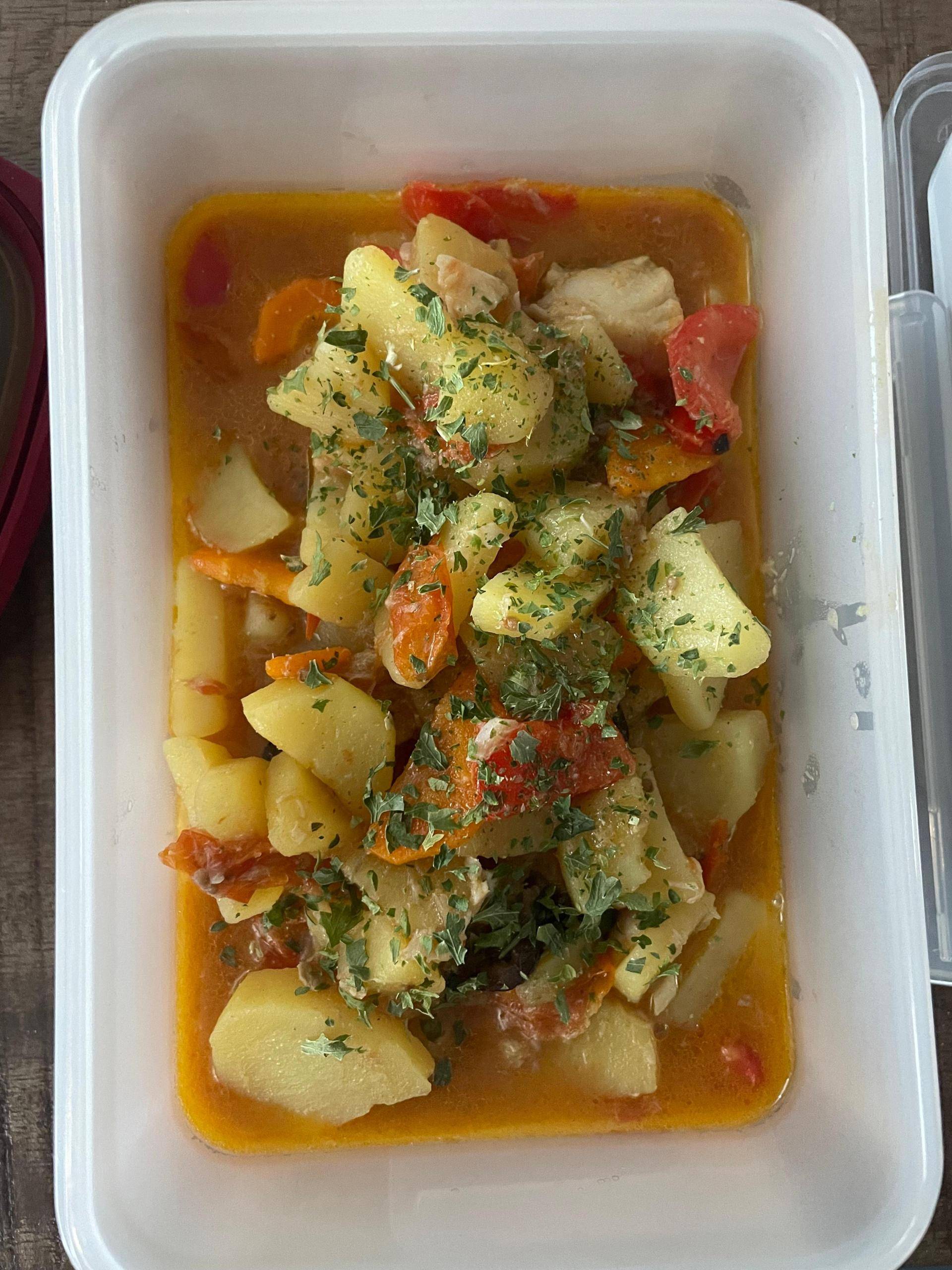 Mijoté de lieu à la marocaine - Recette Companion Connect XL | Moulinex