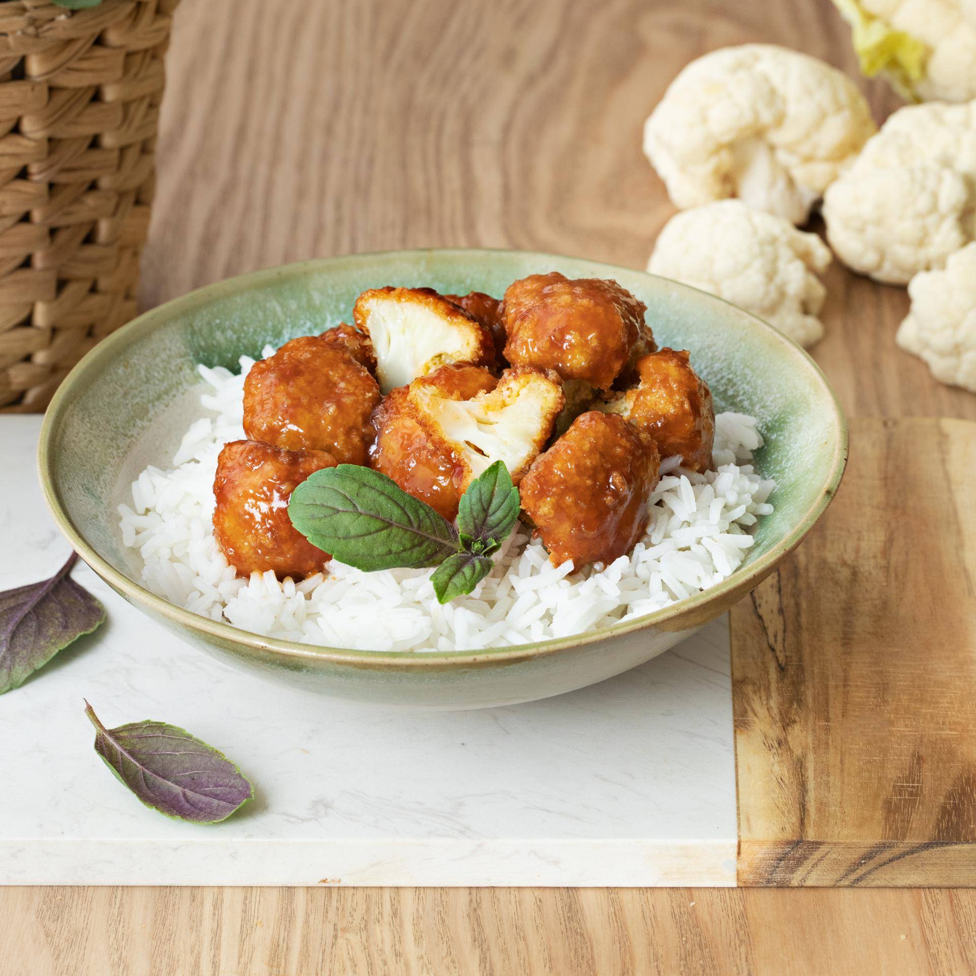 Nuggets de chou-fleur aigre-doux - Recette Easy Fry Max | Moulinex