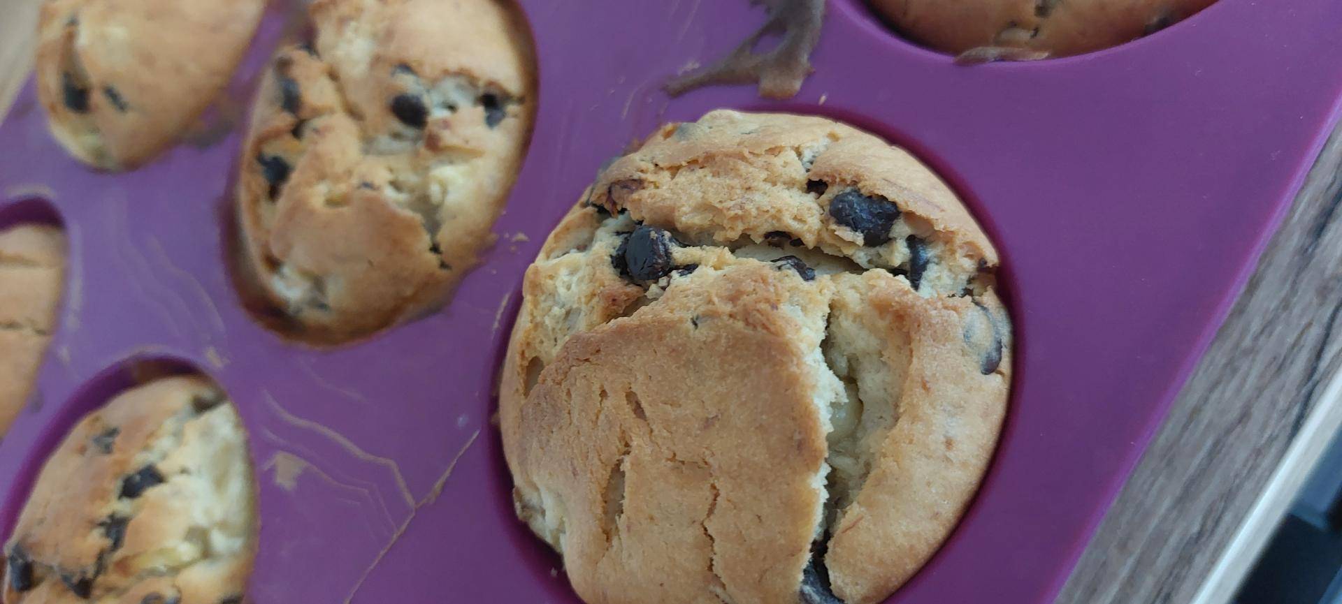 Muffins banane pépites chocolat - Recette Companion XL | Moulinex