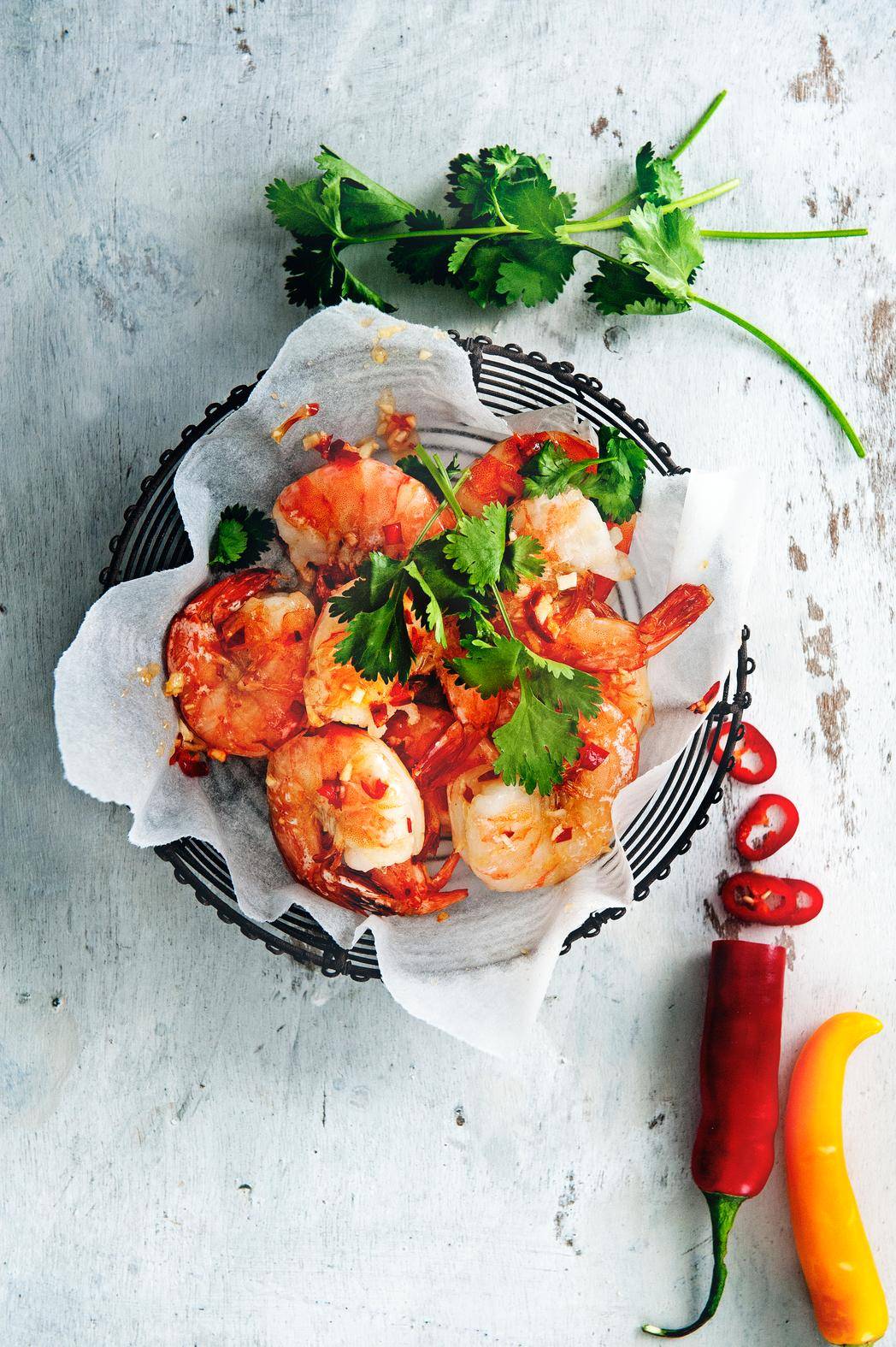 Chili-gamba's met aioli - Recette EASY FRY & GRILL 2 in 1 DIGITAL | Moulinex