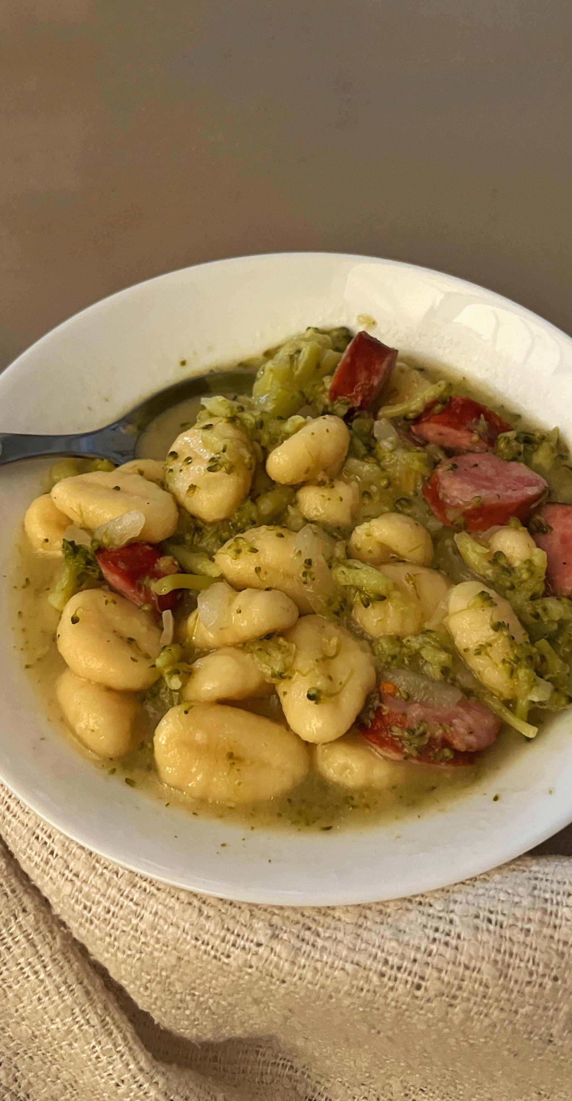 Gnocchis brocoli lardon - Recette Cookeo V3 | Moulinex