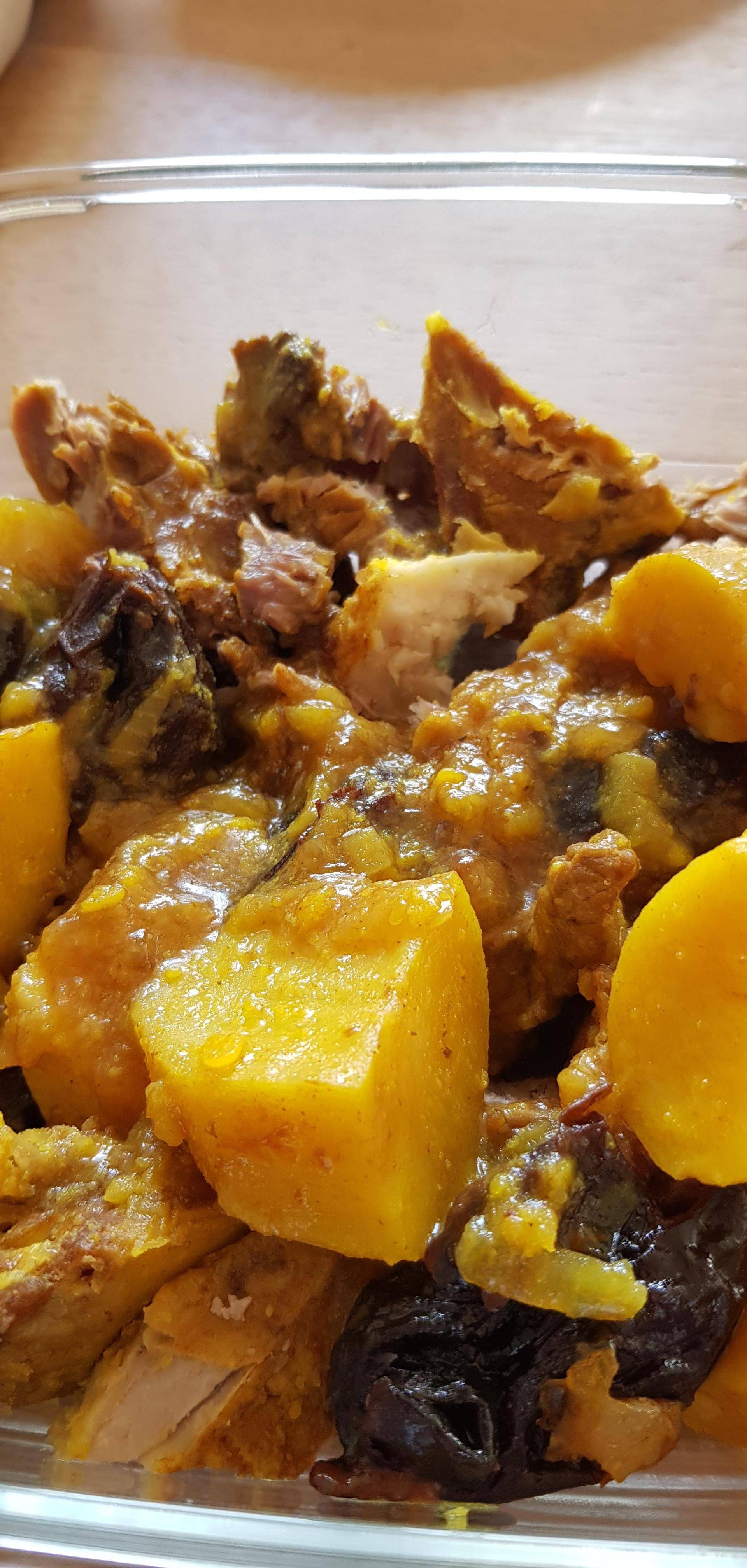 Agneau aux pruneaux et pommes de terre - Recette Cookeo | Moulinex