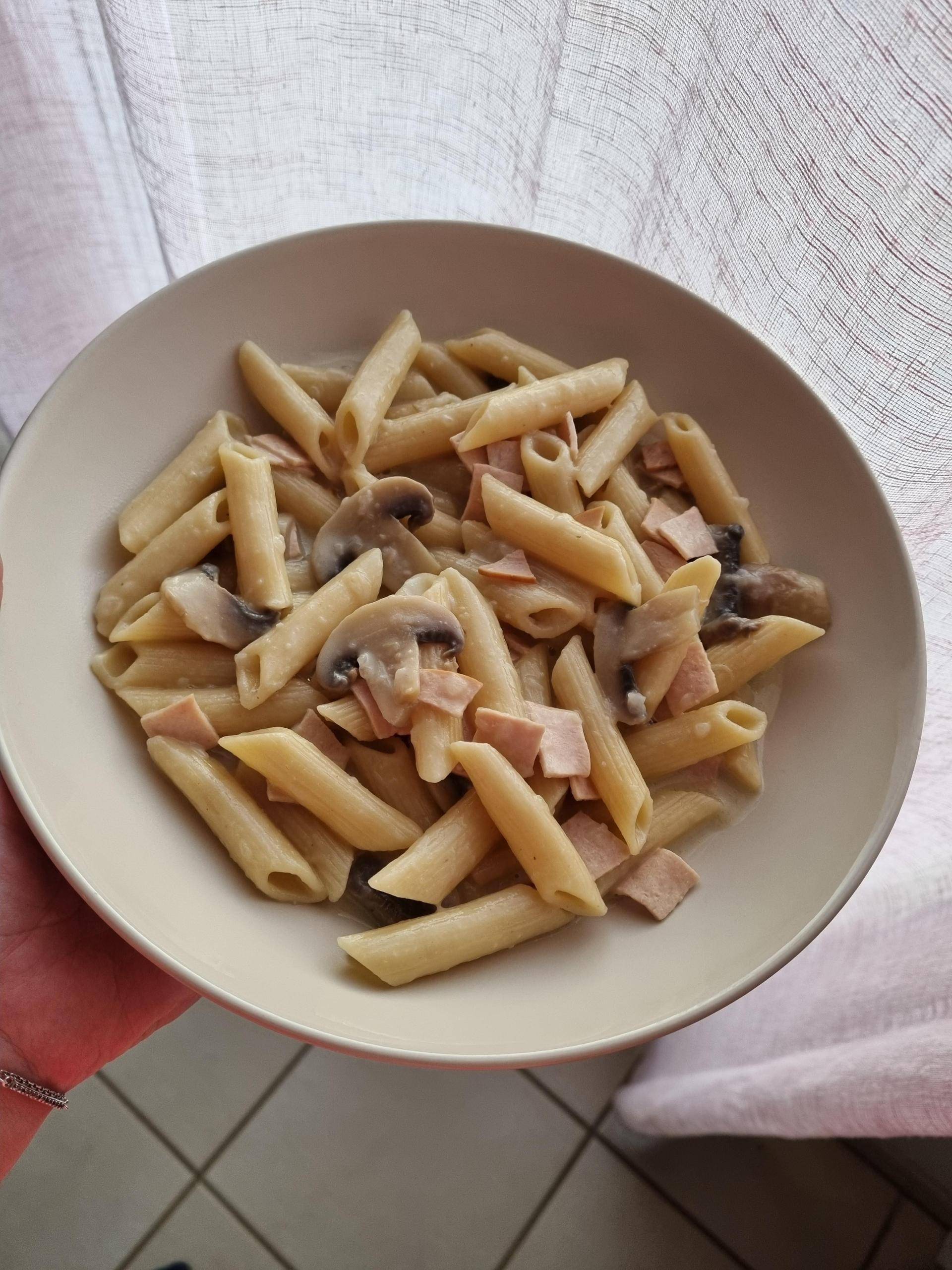 Penne champignons blanc de poulet - Recette Cookeo | Moulinex