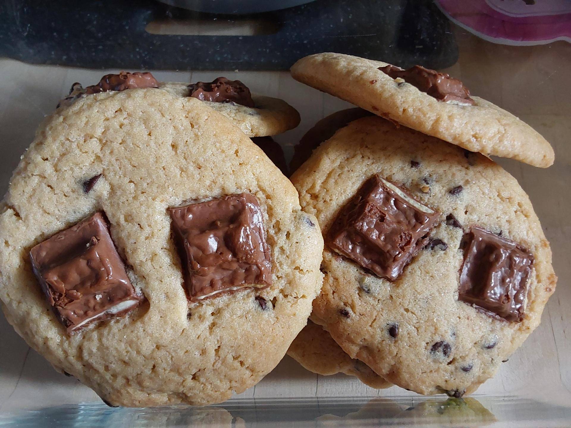 Cookies au kinder maxi - Recette Companion Connect XL | Moulinex