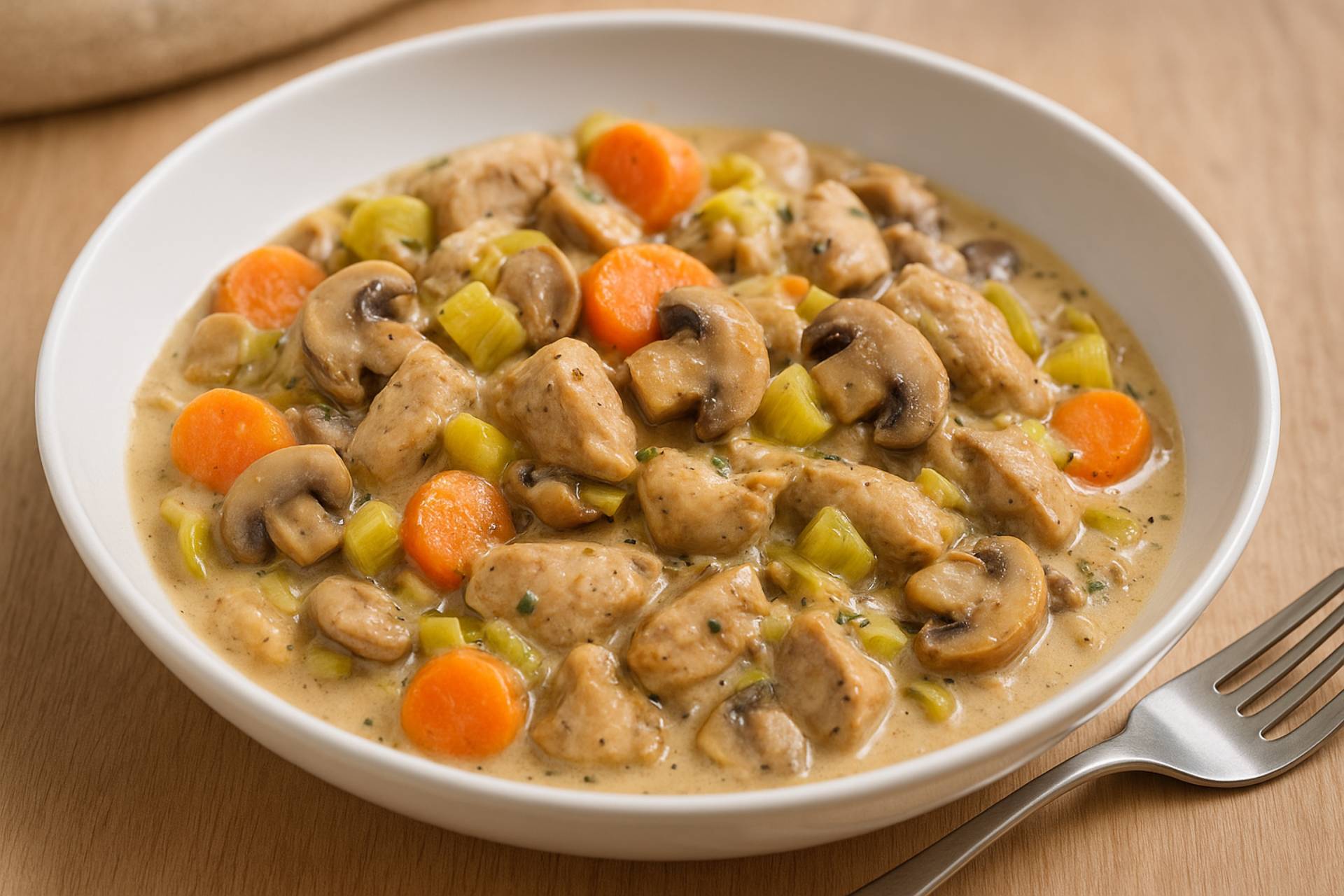 Sot l’y laisse champignon poireaux carottes - Recette Cookeo | Moulinex