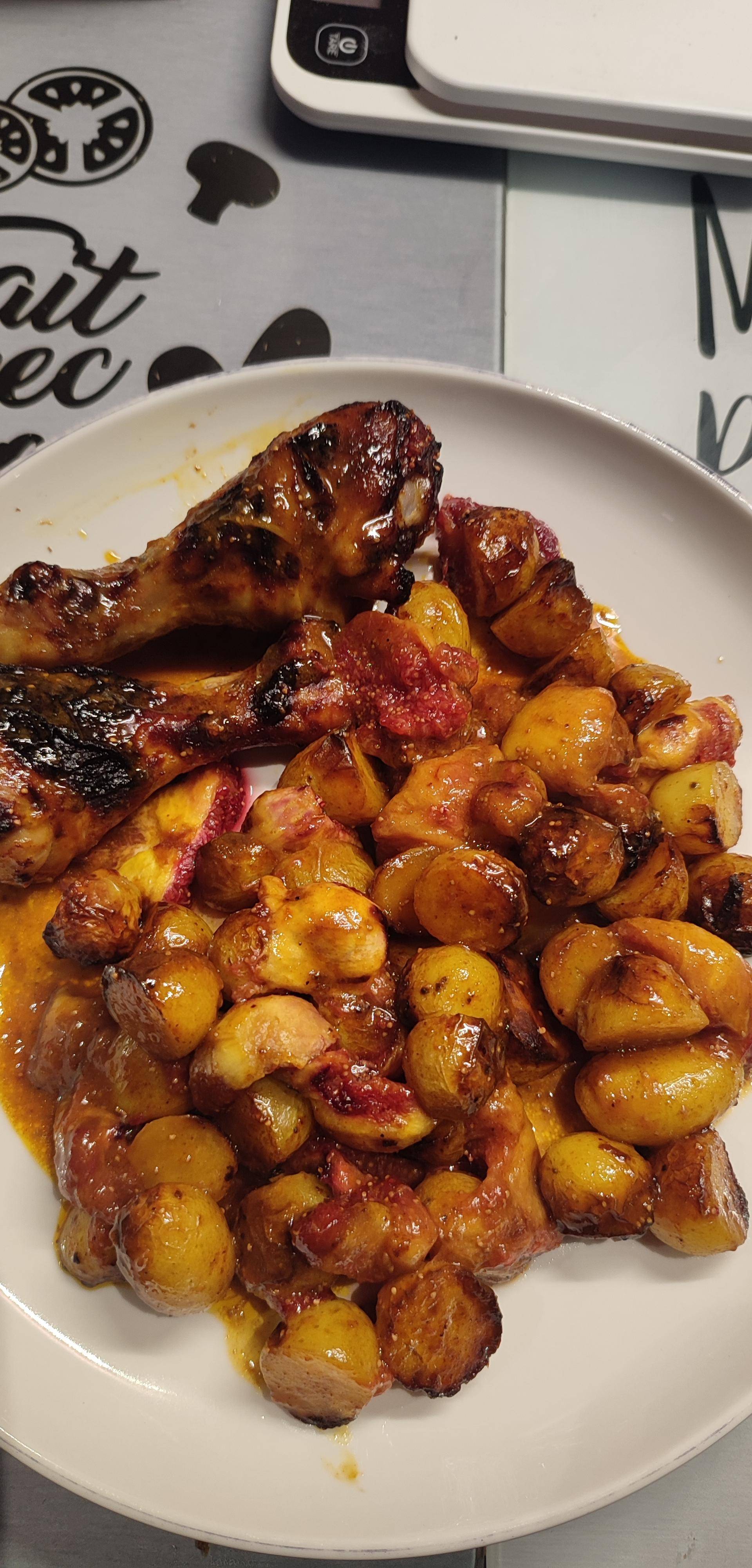Poulet aux figues, quinoa et pois gourmands - Recette Cookeo | Moulinex