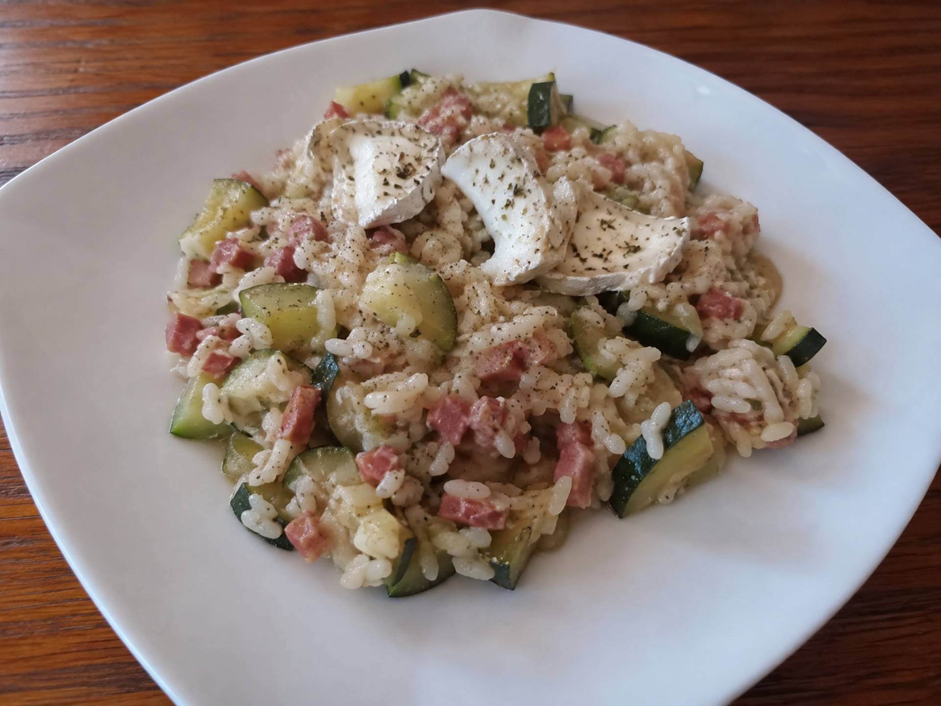 Riz courgettes lardons et chèvre de LEO - Recette Cookeo 9in1 | Moulinex