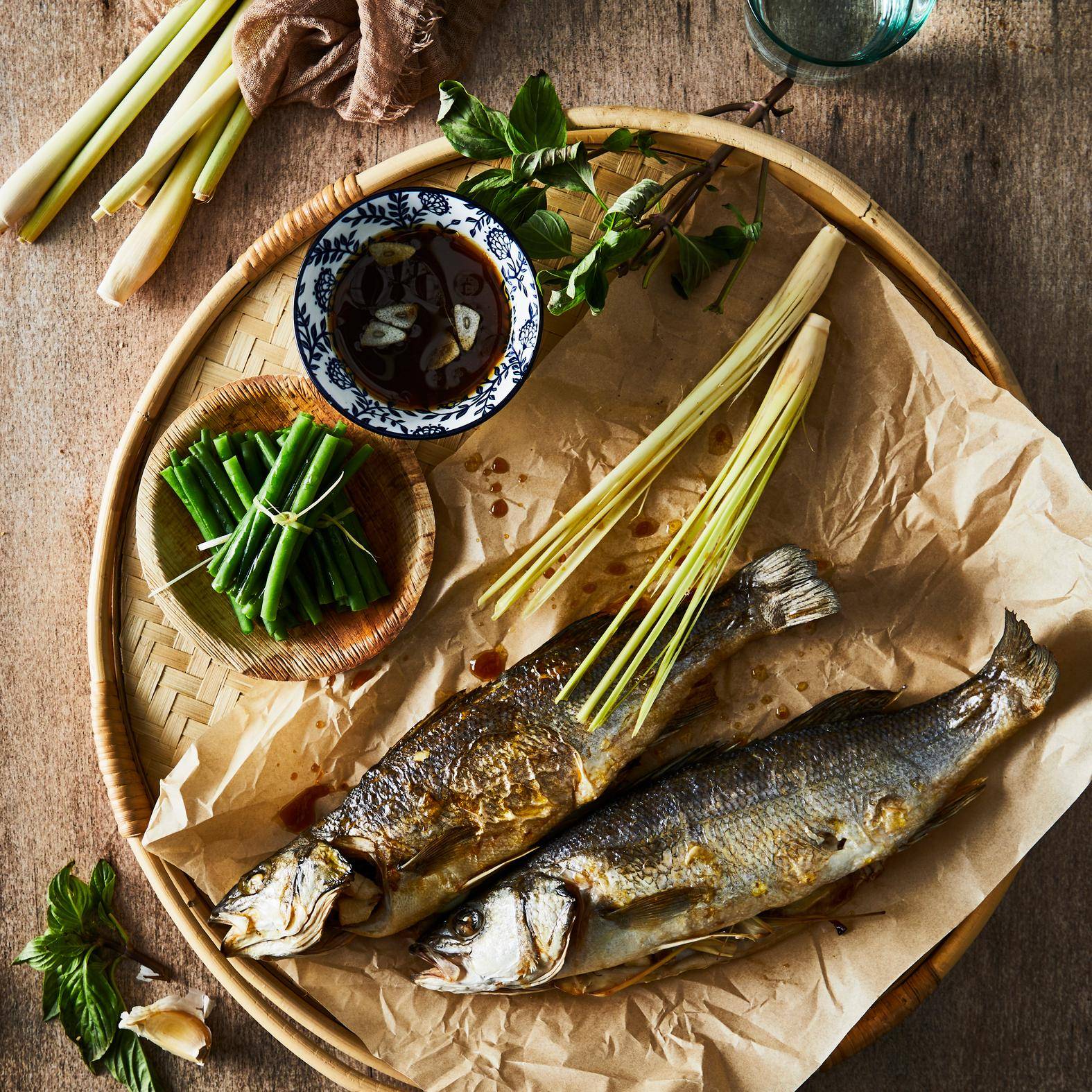 Bar entier frit sauce poisson - Recette EASY FRY GRILL & STEAM 3 in 1 | Moulinex