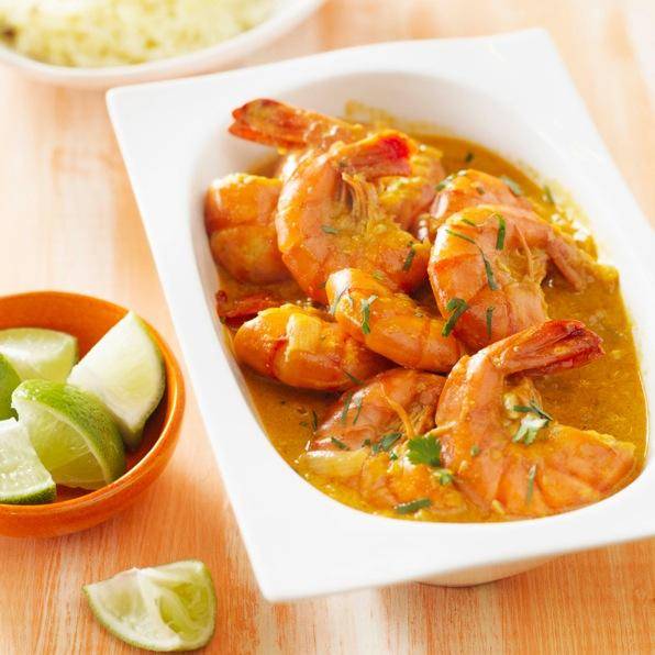 Crevettes au lait de coco et aux épices - Recette Companion | Moulinex