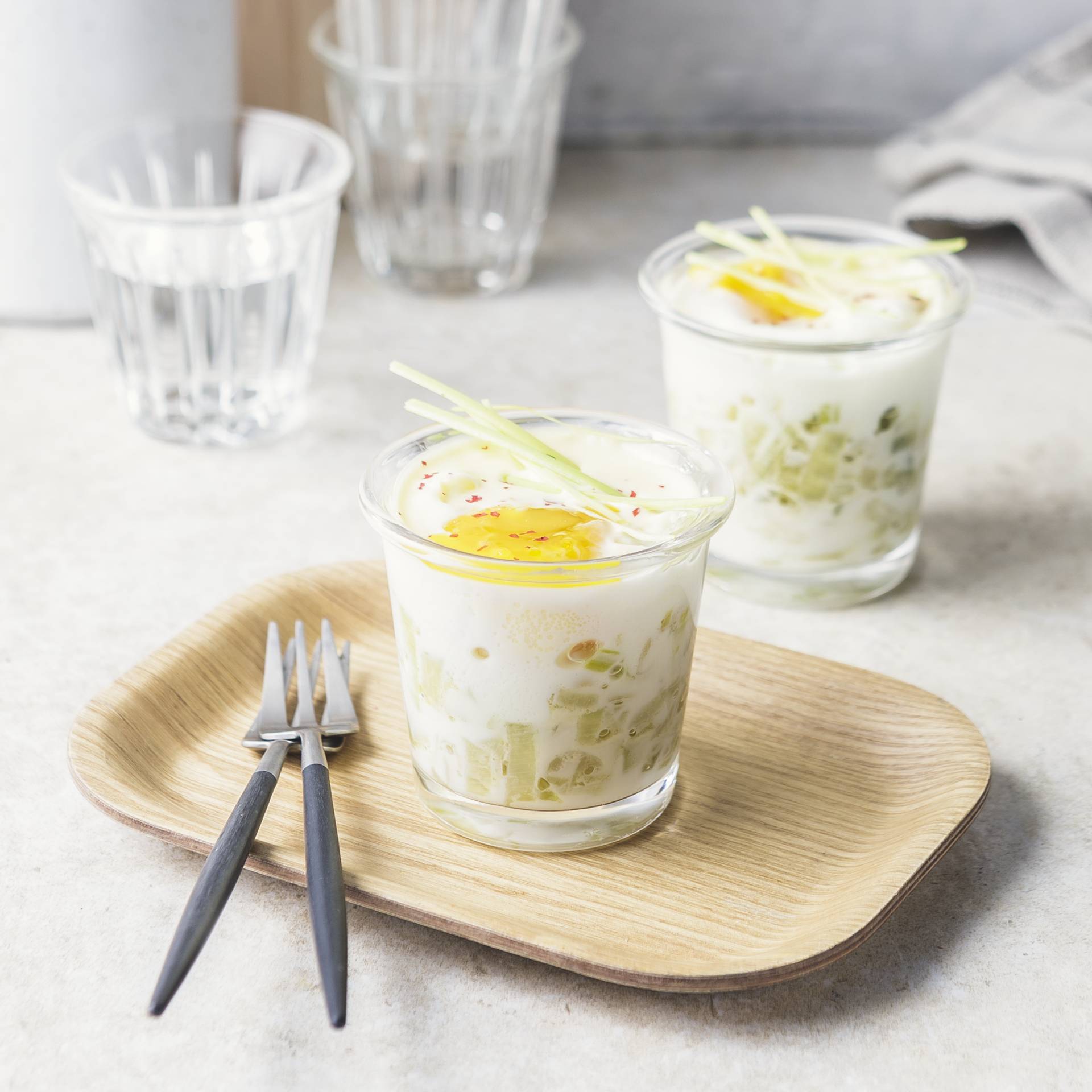 Œufs cocotte aux poireaux - Recette Cookeo | Moulinex