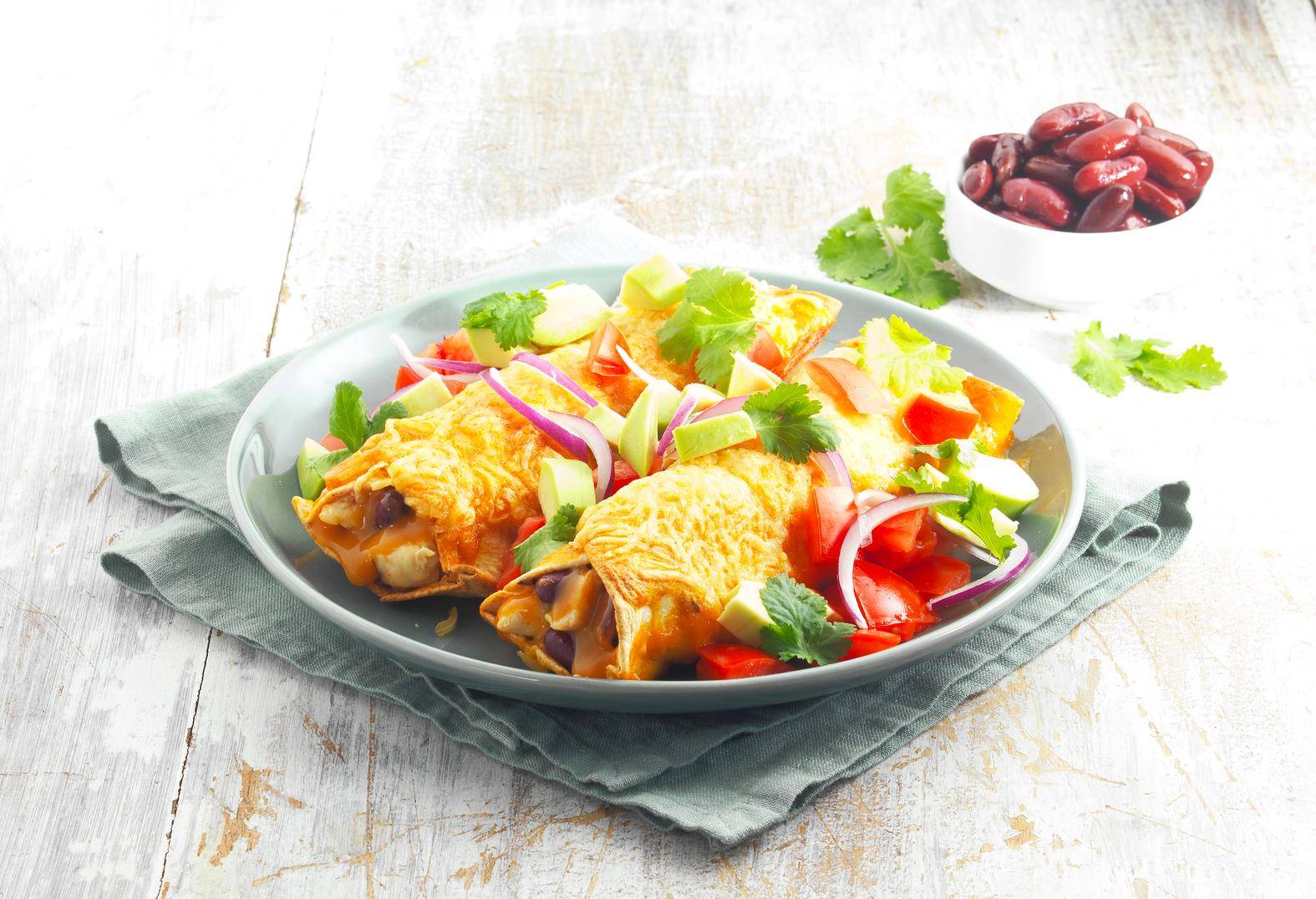 Enchiladas au poulet - Recette Cook'in One | Moulinex
