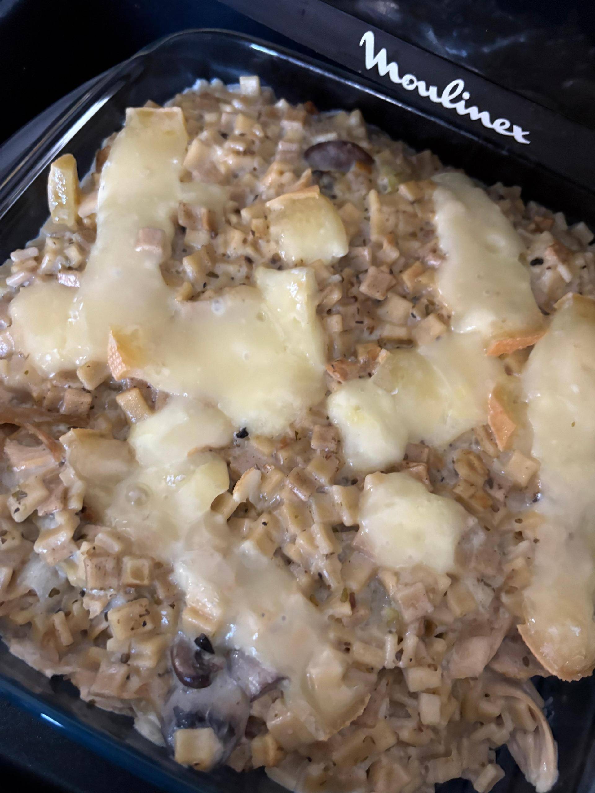 Gratin de crozet poulet, champignons - Recette Cookeo V3 Mini | Moulinex