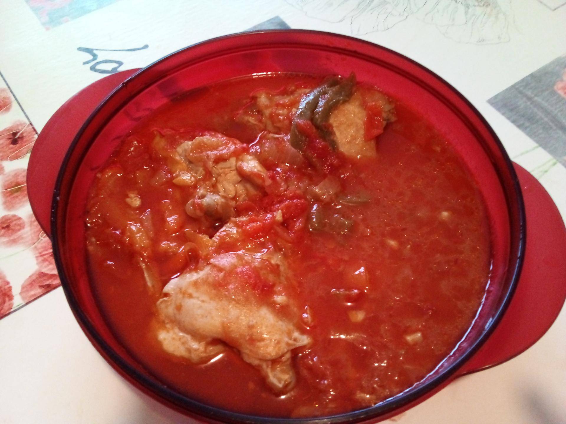 Haut de cuisses poulet façon basquaise - Recette Cookeo | Moulinex