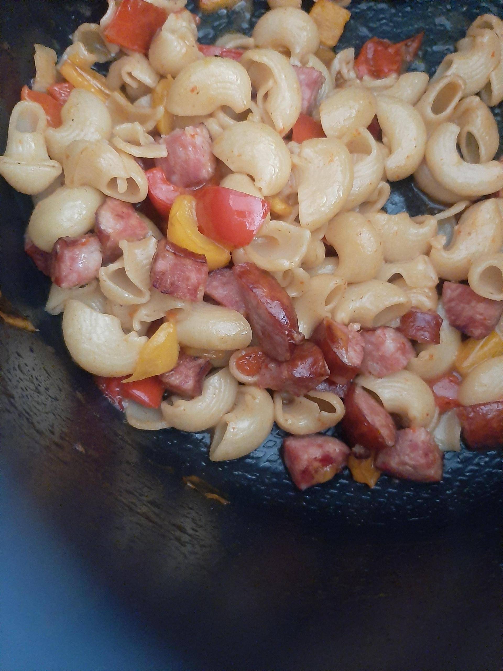 Saucisse poivrons - Recette Cookeo | Moulinex