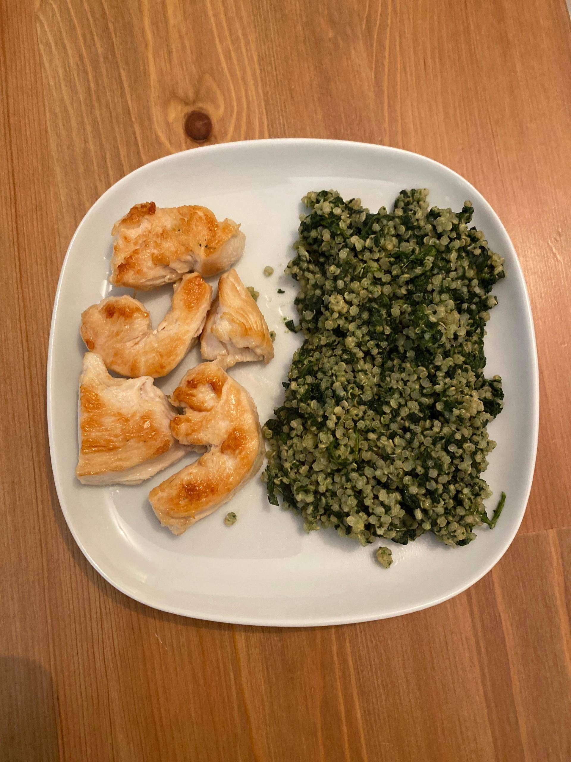Poulet épinard frais quinoa - Recette Cookeo | Moulinex