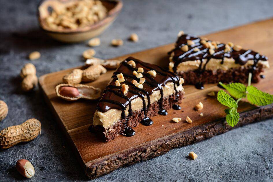 Gâteau beurre de cacahuète et pépites de chocolat sans farine - Recette Perfectmix + | Moulinex