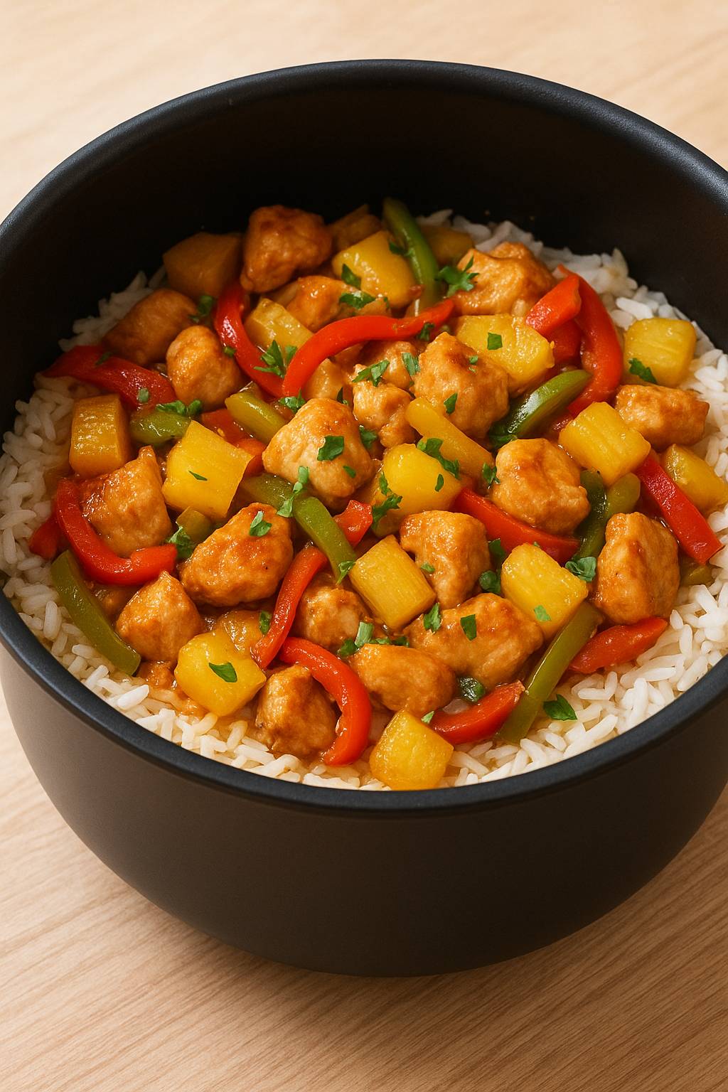 Poulet ananas riz - Recette Cookeo 9in1 | Moulinex