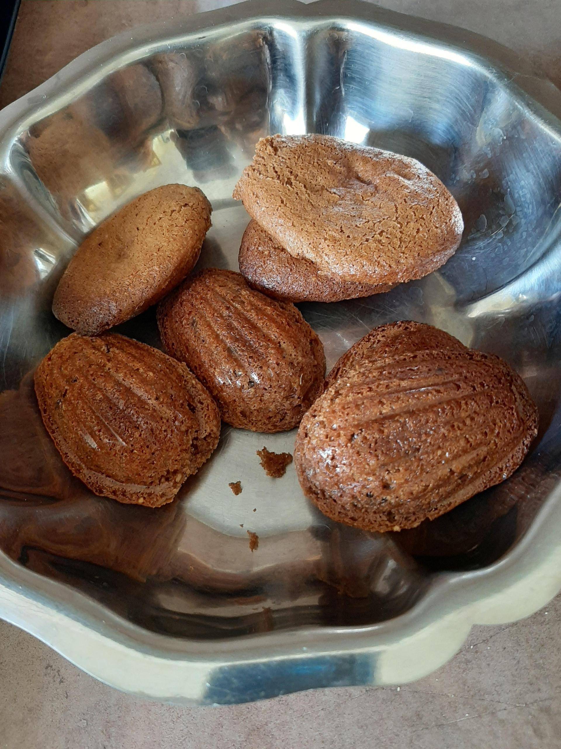 Madeleines praliné cœur chocolat - Recette Companion XL | Moulinex