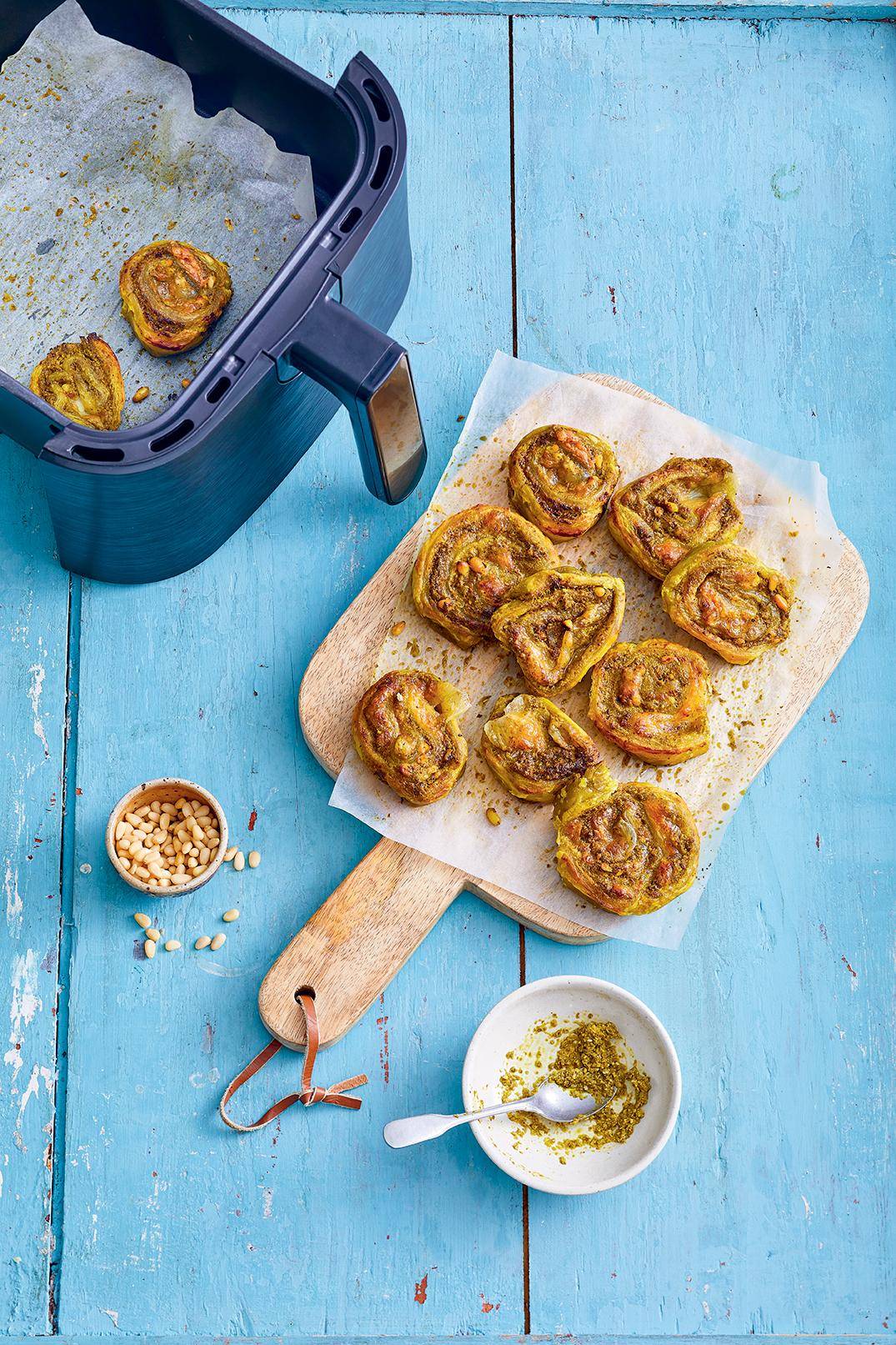 Roulés au pesto et mozzarella - Recette EASY FRY & GRILL 2 in 1 MECHANICAL | Moulinex