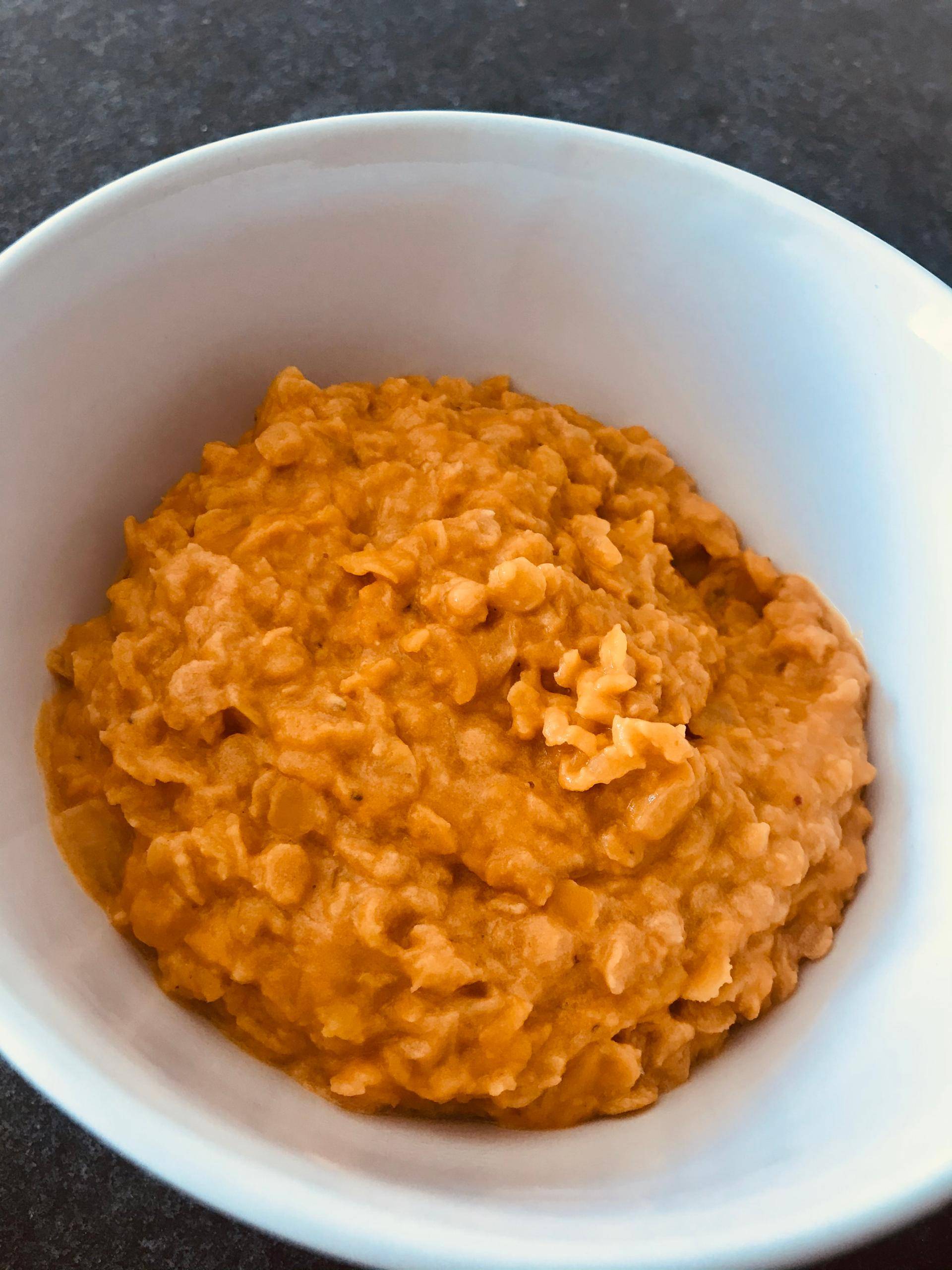 Curry de lentilles corail - Recette Companion Connect XL | Moulinex