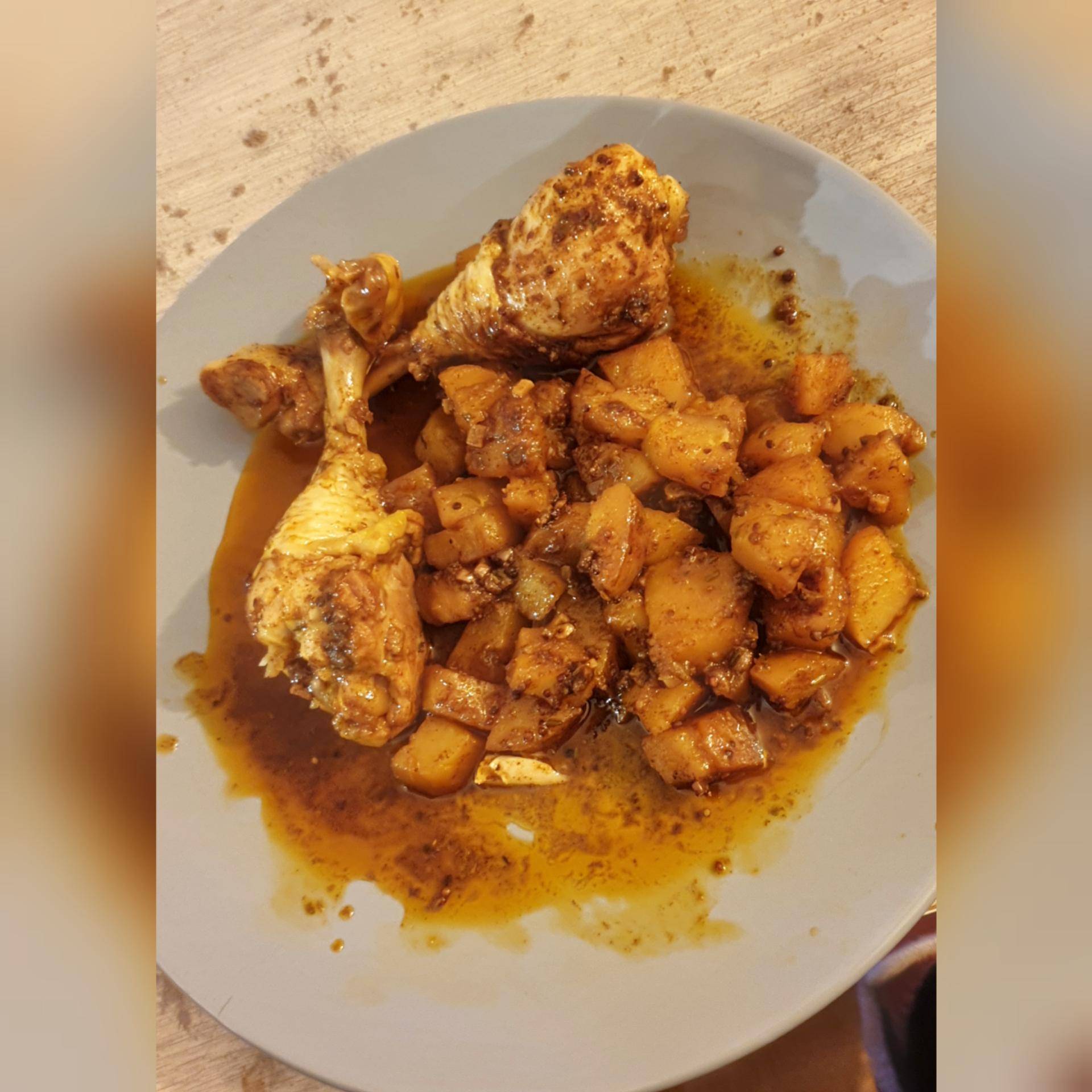 Pomme de terre, poulet épices - Recette Cookeo | Moulinex