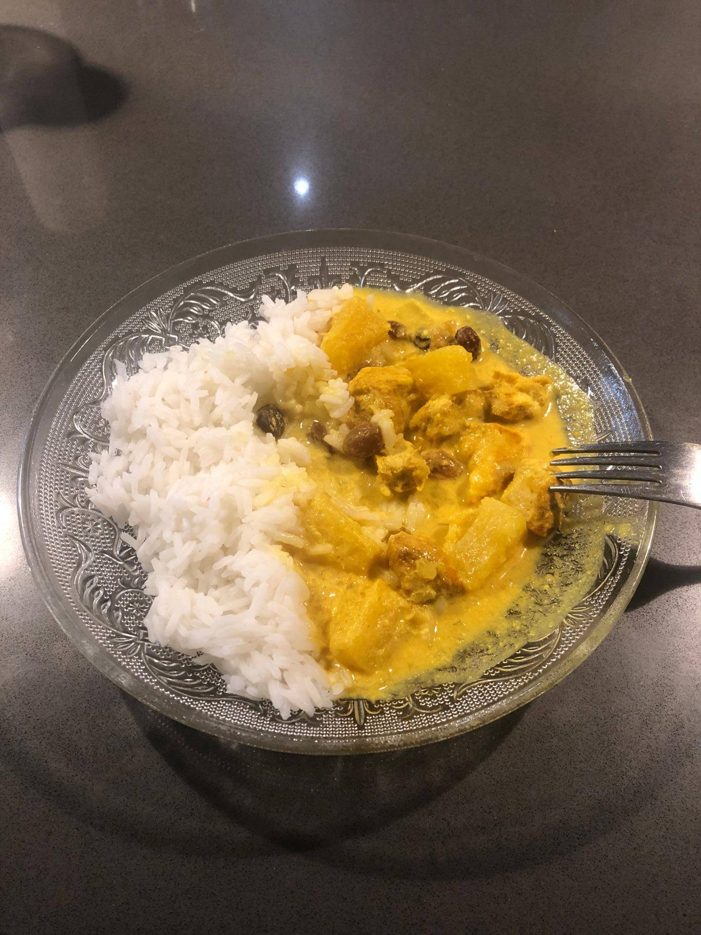 Poulet curry coco ananas - Recette Companion Connect XL | Moulinex