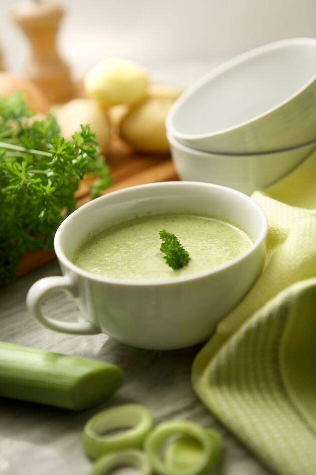 Velouté de poireaux au haddock - Recette Perfectmix Cook | Moulinex