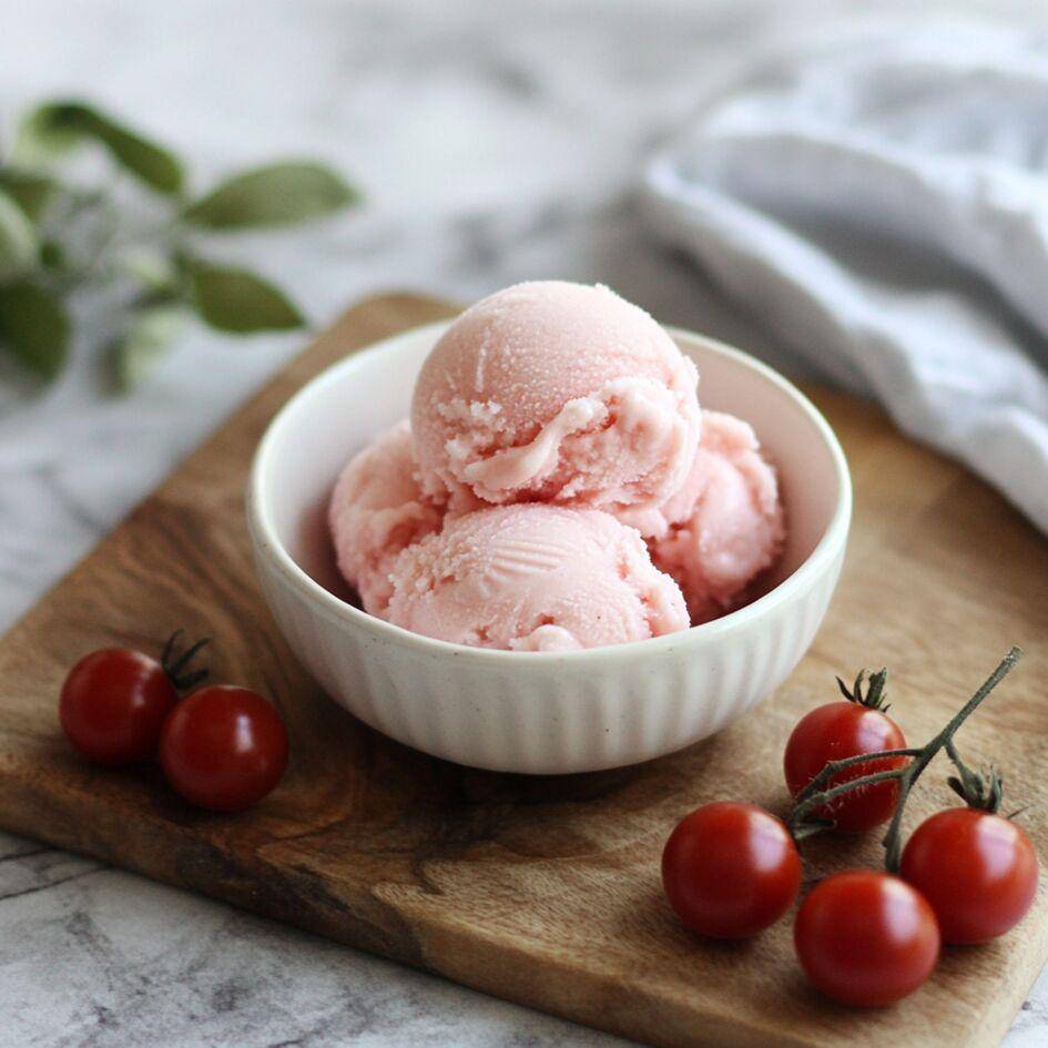 Sorbet aux tomates cerises - Recette Companion Connect XL | Moulinex
