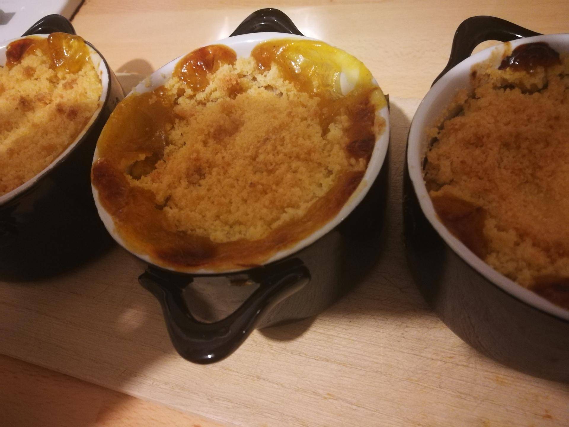 Crumble pomme mangue - Recette Companion Connect XL | Moulinex
