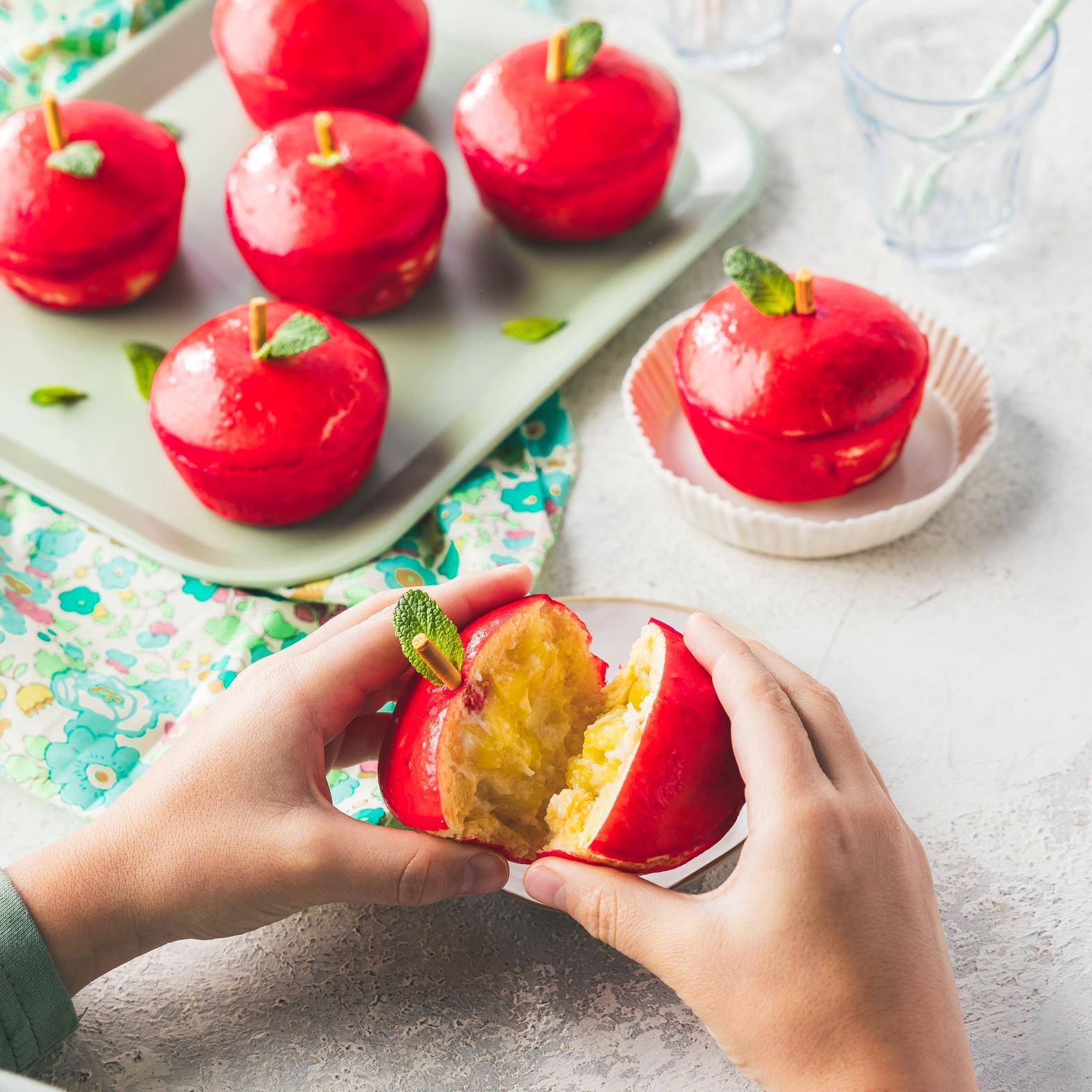 Briochettes en forme de pommes - Recette Kitchen Machines Touch/Touch + | Moulinex